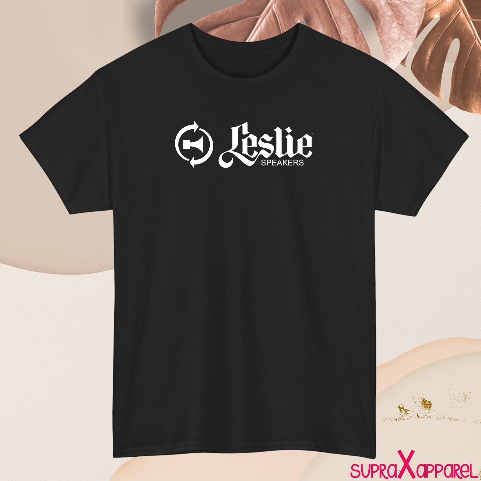 Leslie Speaker Logo Mens Cotton Colors S M L XL 2XL 3XL 4XL 5XL Made In USA