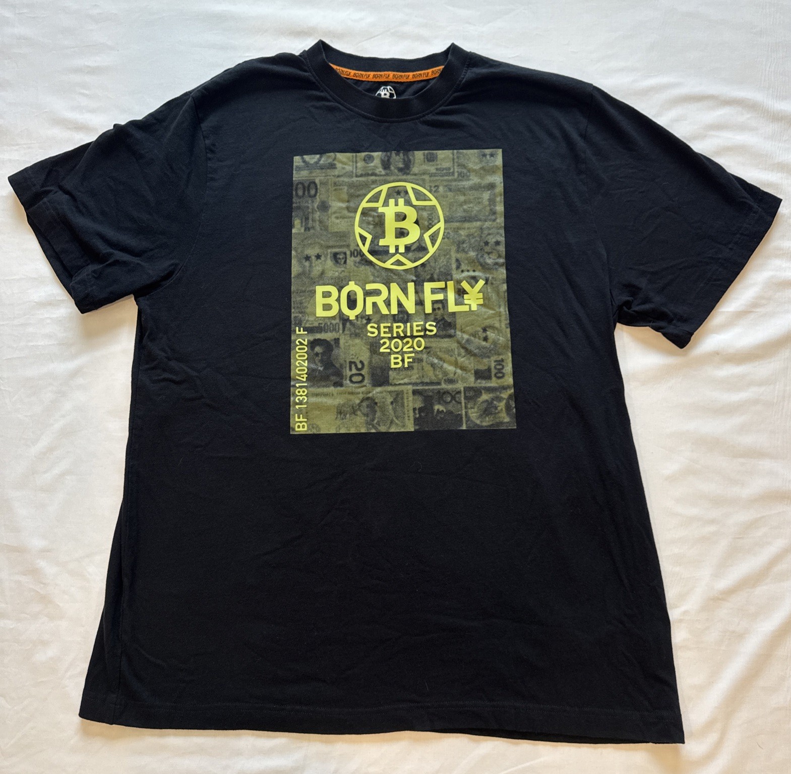 Born Fly Men’s 2XL Black Graphic Shirt Series 2020 BF