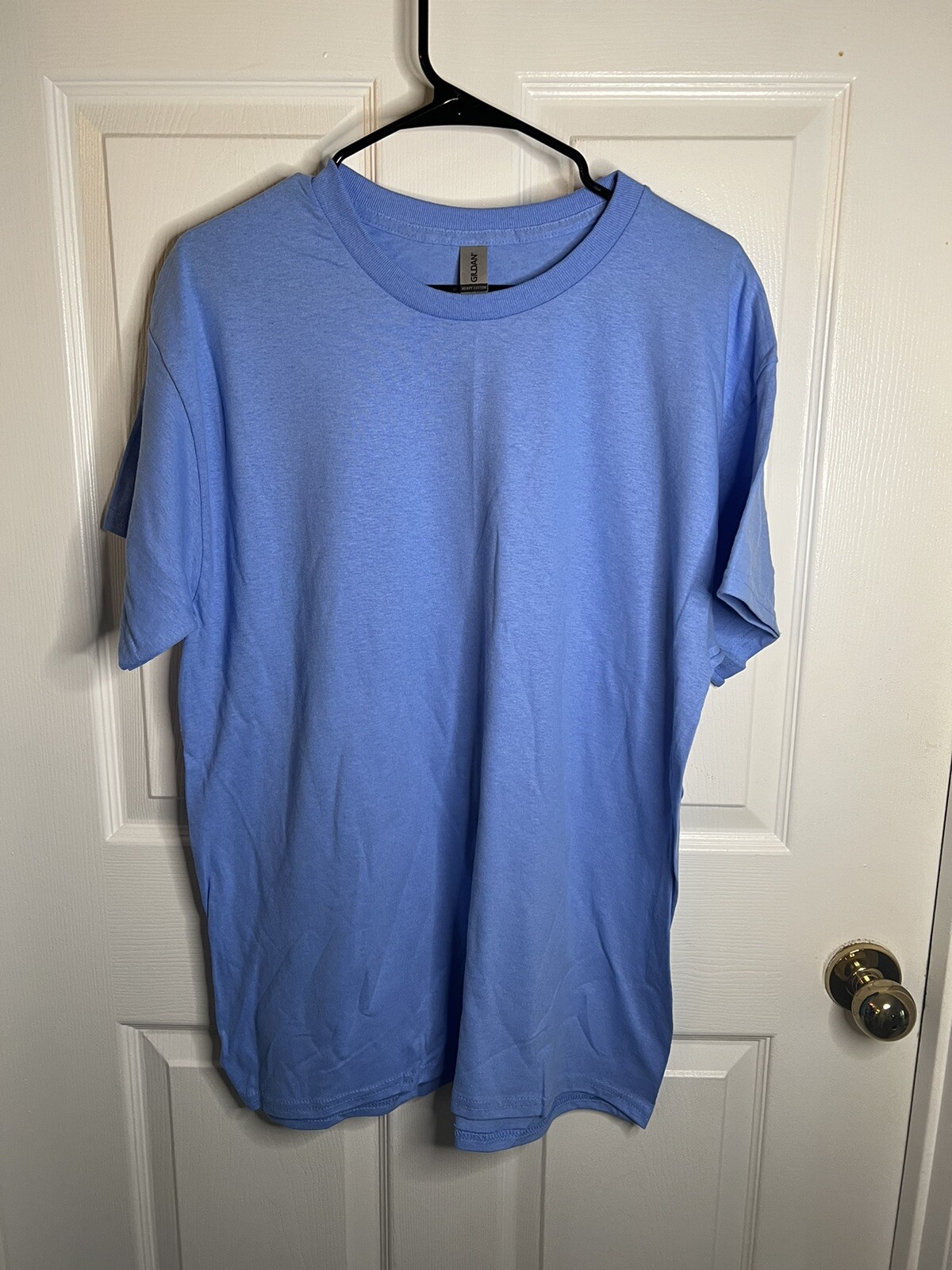 Gildan Heavy Cotton T-Shirt Style G5000 Carolina Blue Blank Tee Mens Large NWOT