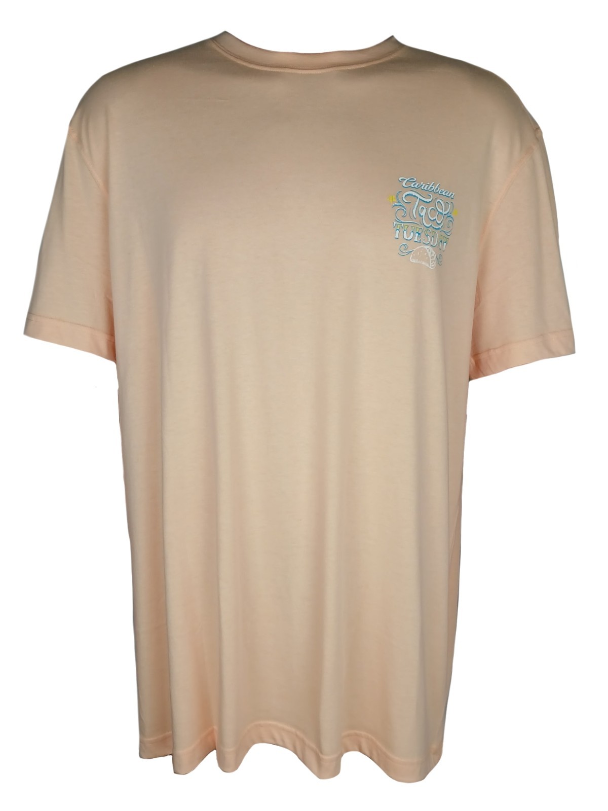 Caribbean Men’s Big &Tall Cotton Blend “Its Tuesday Some Where” Graphic T-Shirt