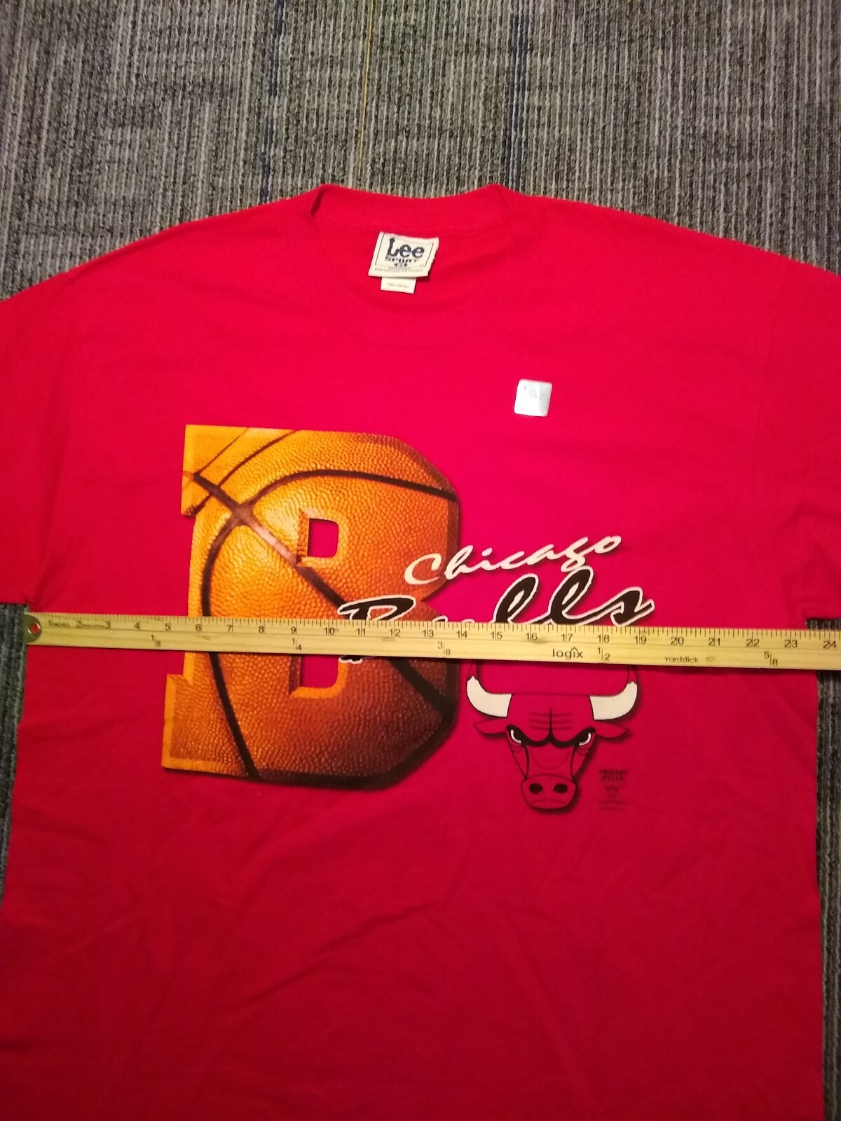 Vintage Chicago Bulls Basketball Men’s XL Shirt Lee Sport/Nutmeg NBA Tee