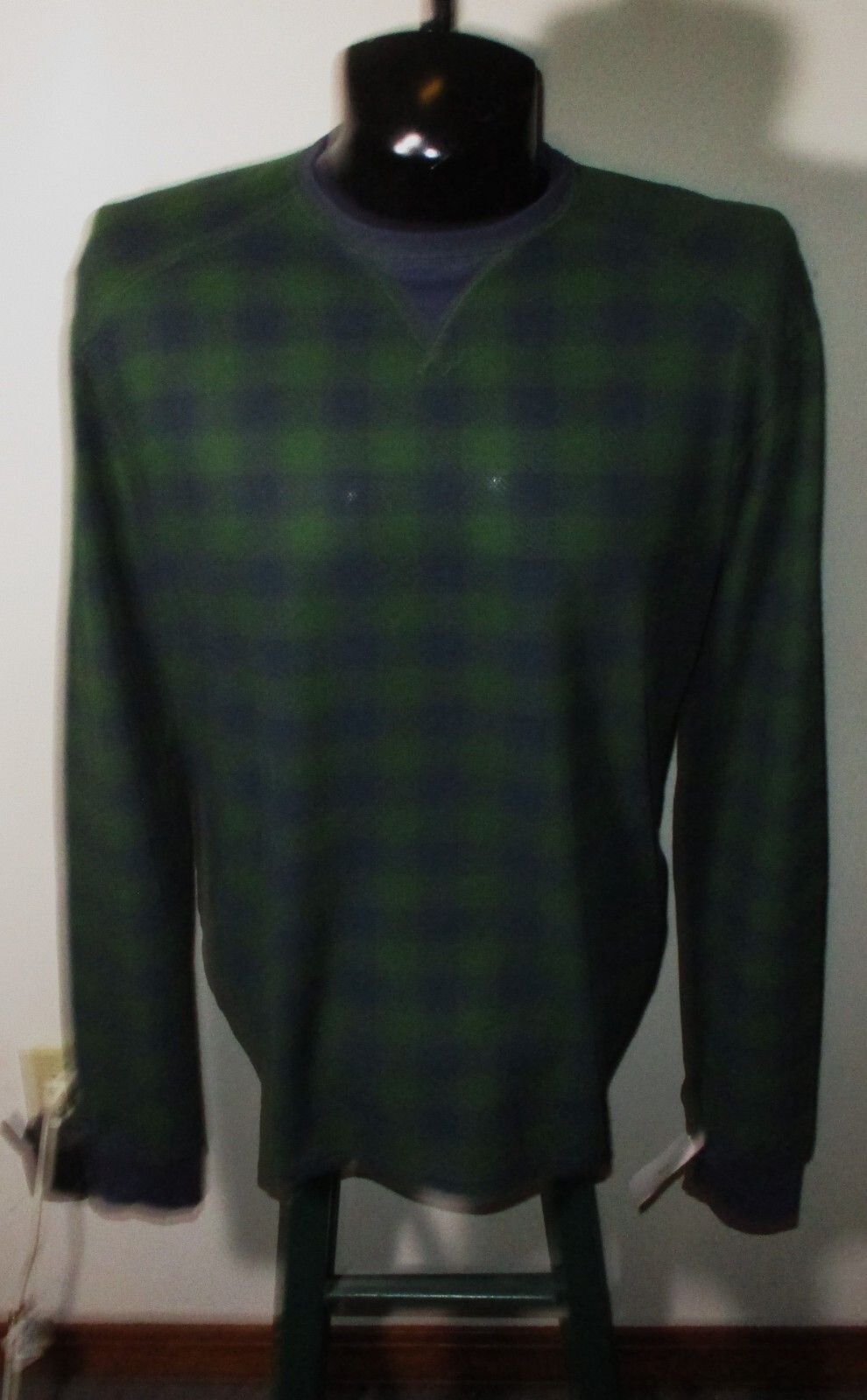 BEN SHERMAN Green Loungewear Long Sleeve Top Men’s Size XL NWT