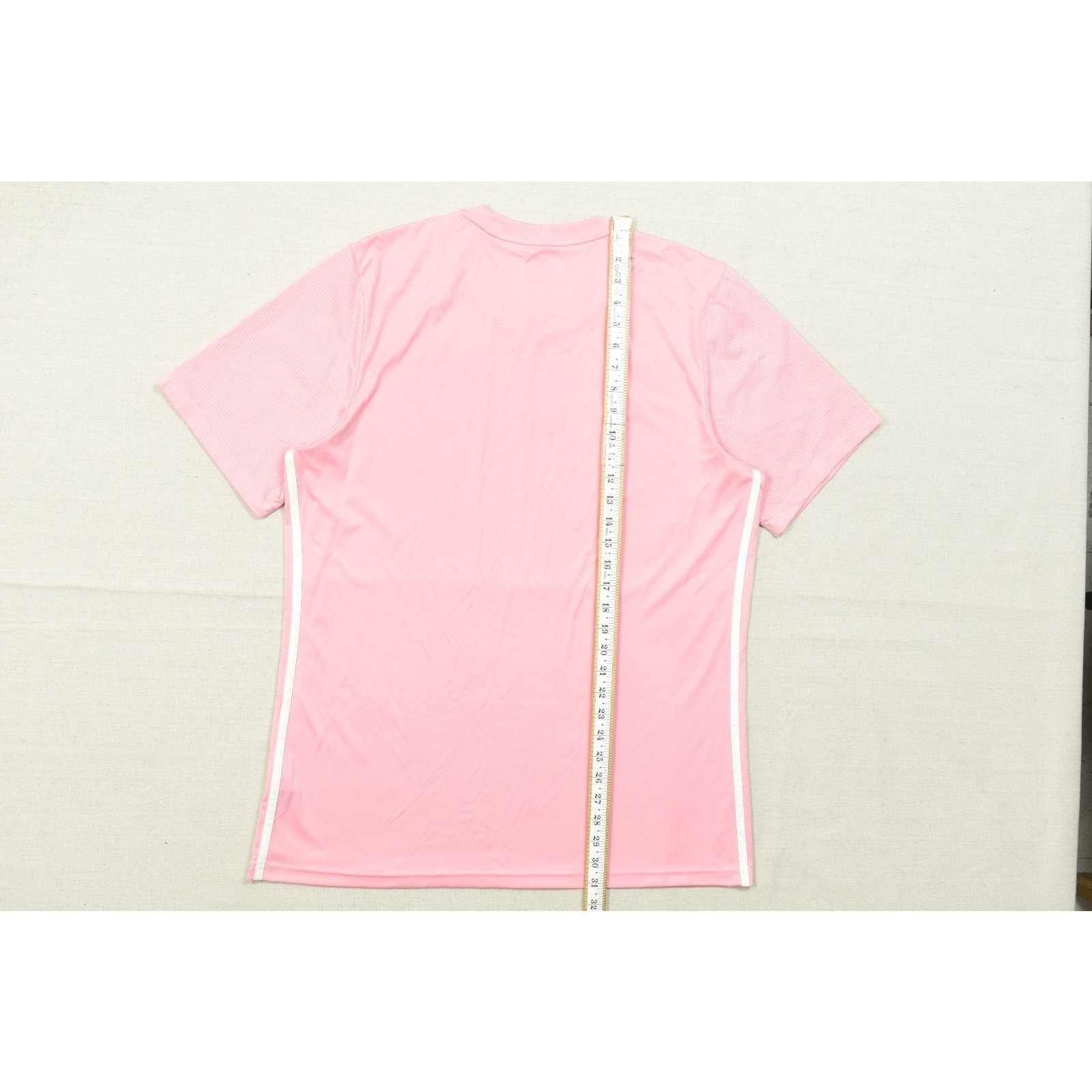 Adidas XL Slim Fit Pink Short Sleeve Training Jersey Tee Shirt 100% Recycled Pol