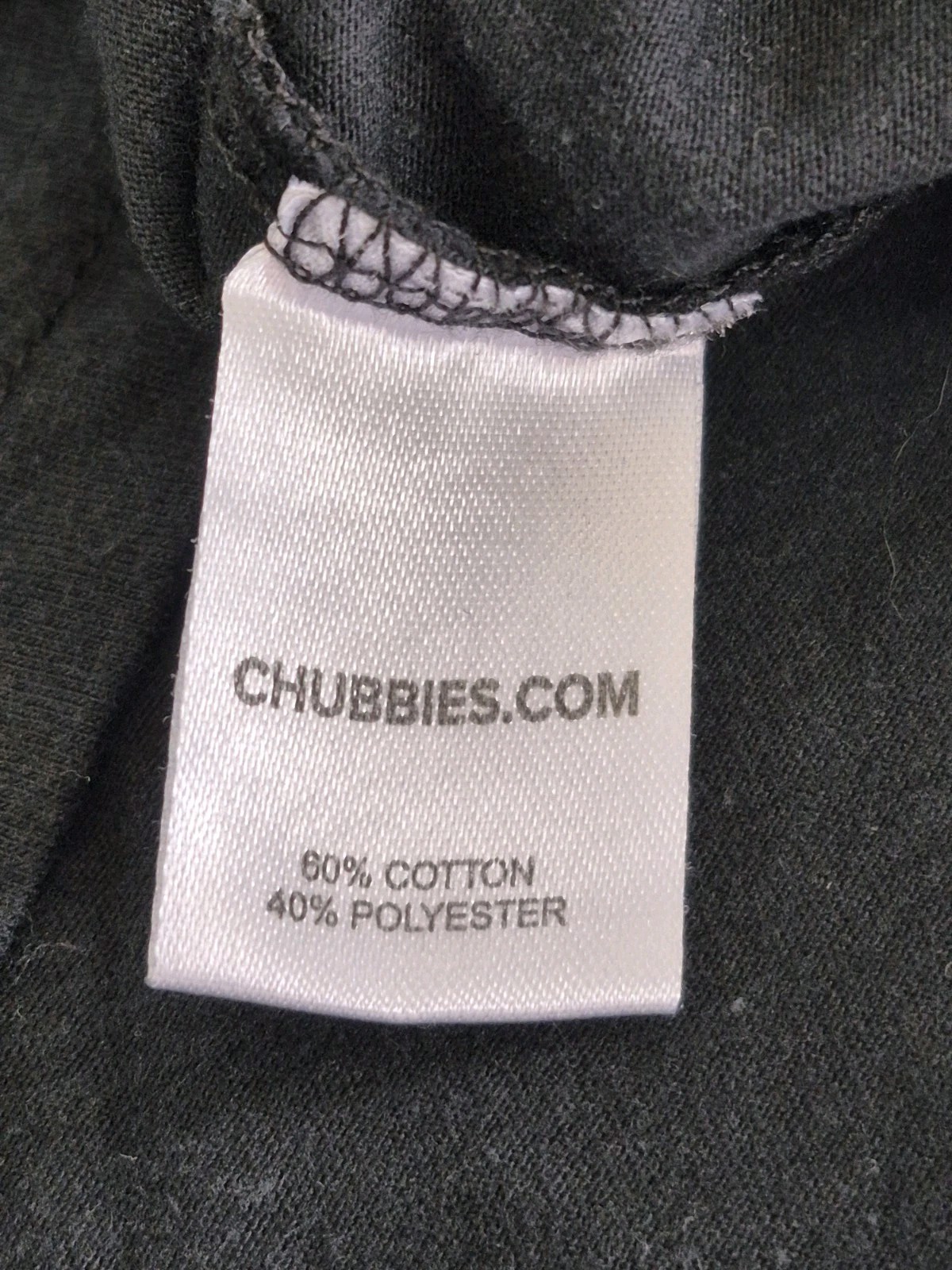 Men Chubbies The Weekend Has Arrived Short Sleeve Black Pocket Tshirt Medium