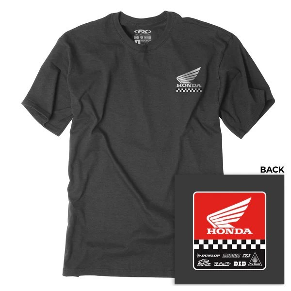 Factory Effex Honda Starting Line T-Shirt Tee Adult Licensed CR CRF CBR XR NEW