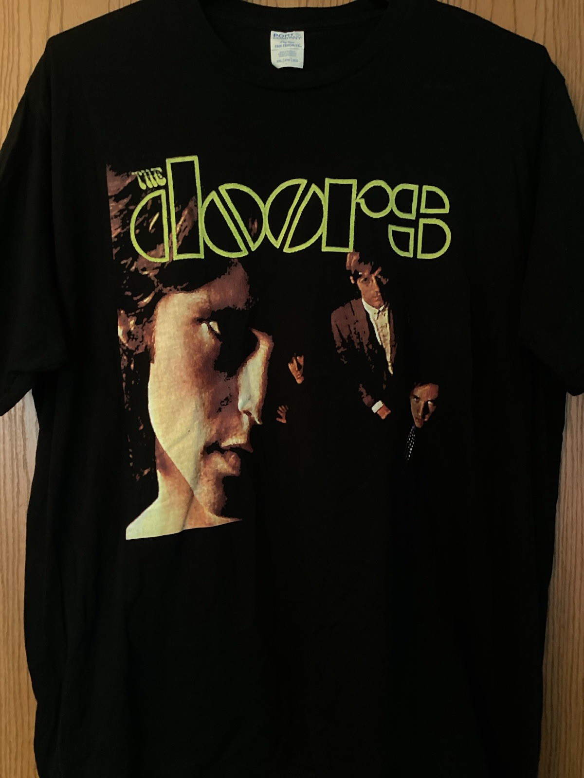 The Doors – Black Shirt Featuring Cover Art From Their First LP – 3XL/Port & Co.