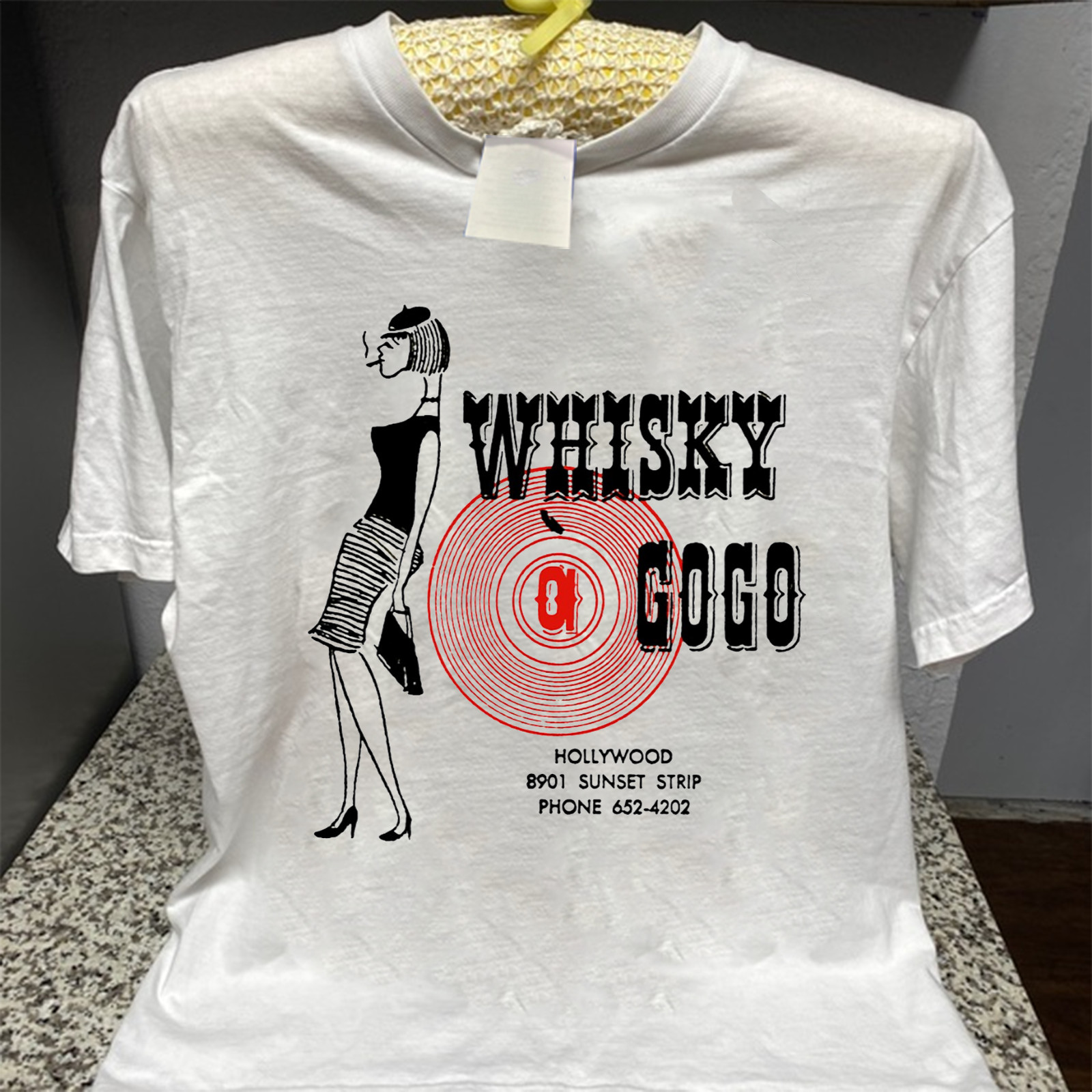 Whisky A Go-Go T Shirt 80s Size S-4XL COTTON DO327
