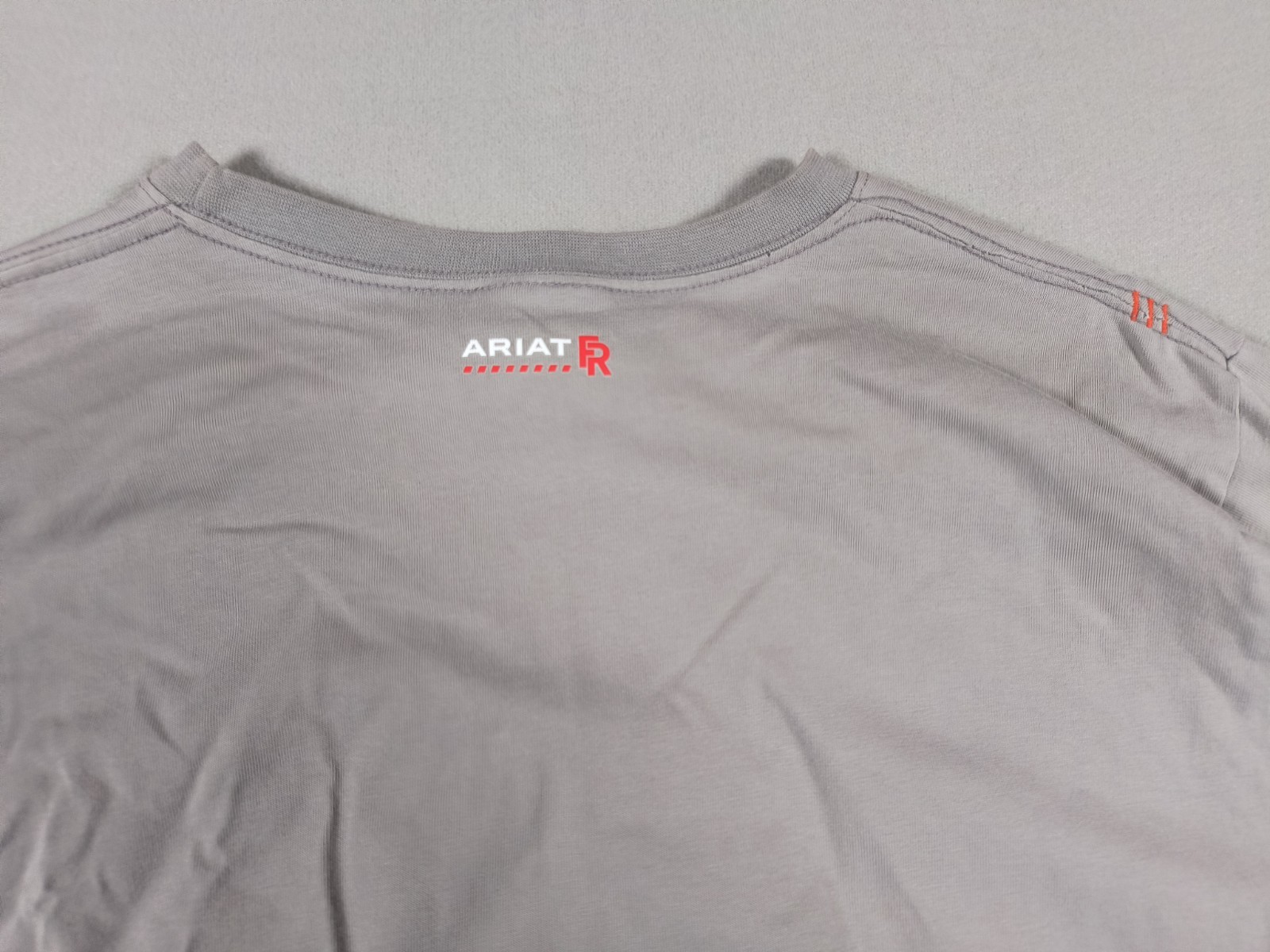 Lot 4 Ariat Work FR Flame Resistant Crew Shirt Mens L Gray Tan CAT 2 NFPA 2112