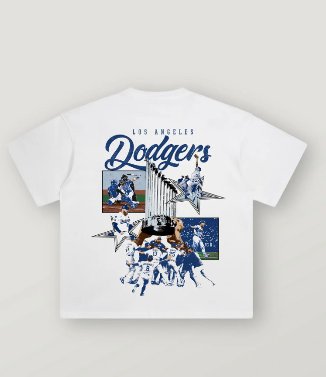 Los Angeles Dodgers Champions Shirt World Series Tribute Baseball Tee