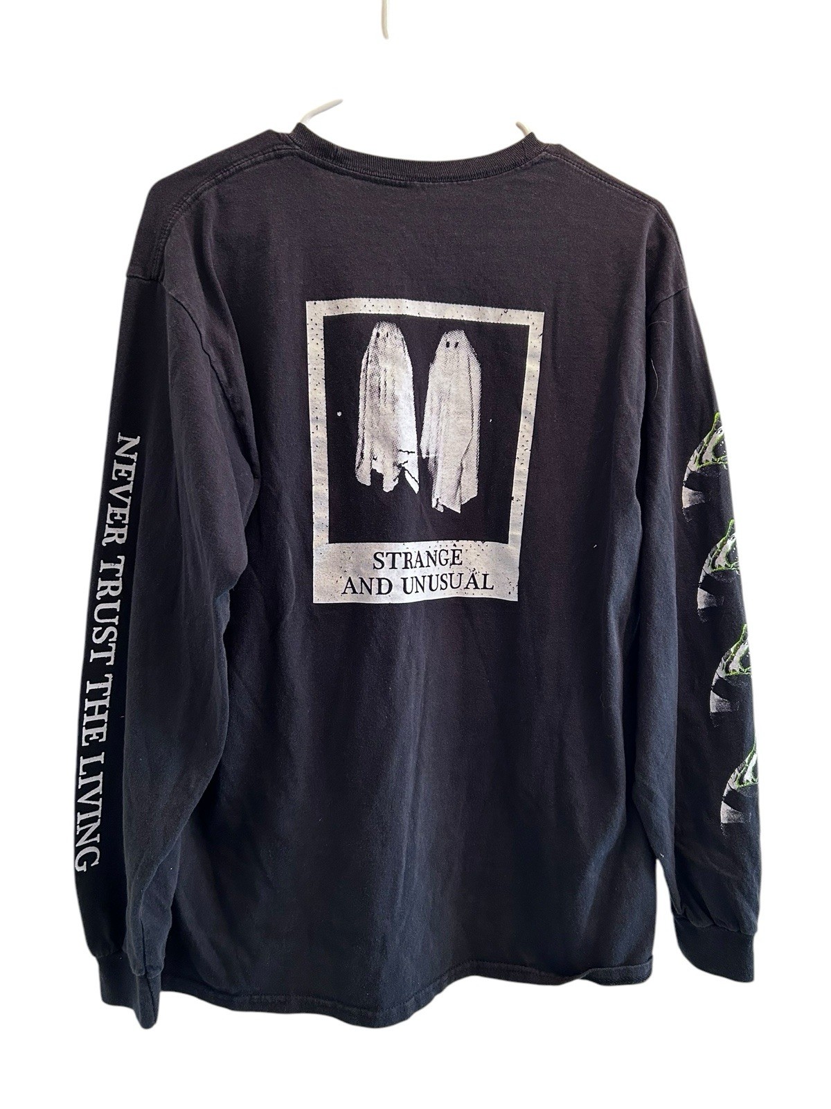 Y2K 2000’s Beetlejuice Tee Long Sleeve Double Sided Movie Promo Sleeve Hits Rare