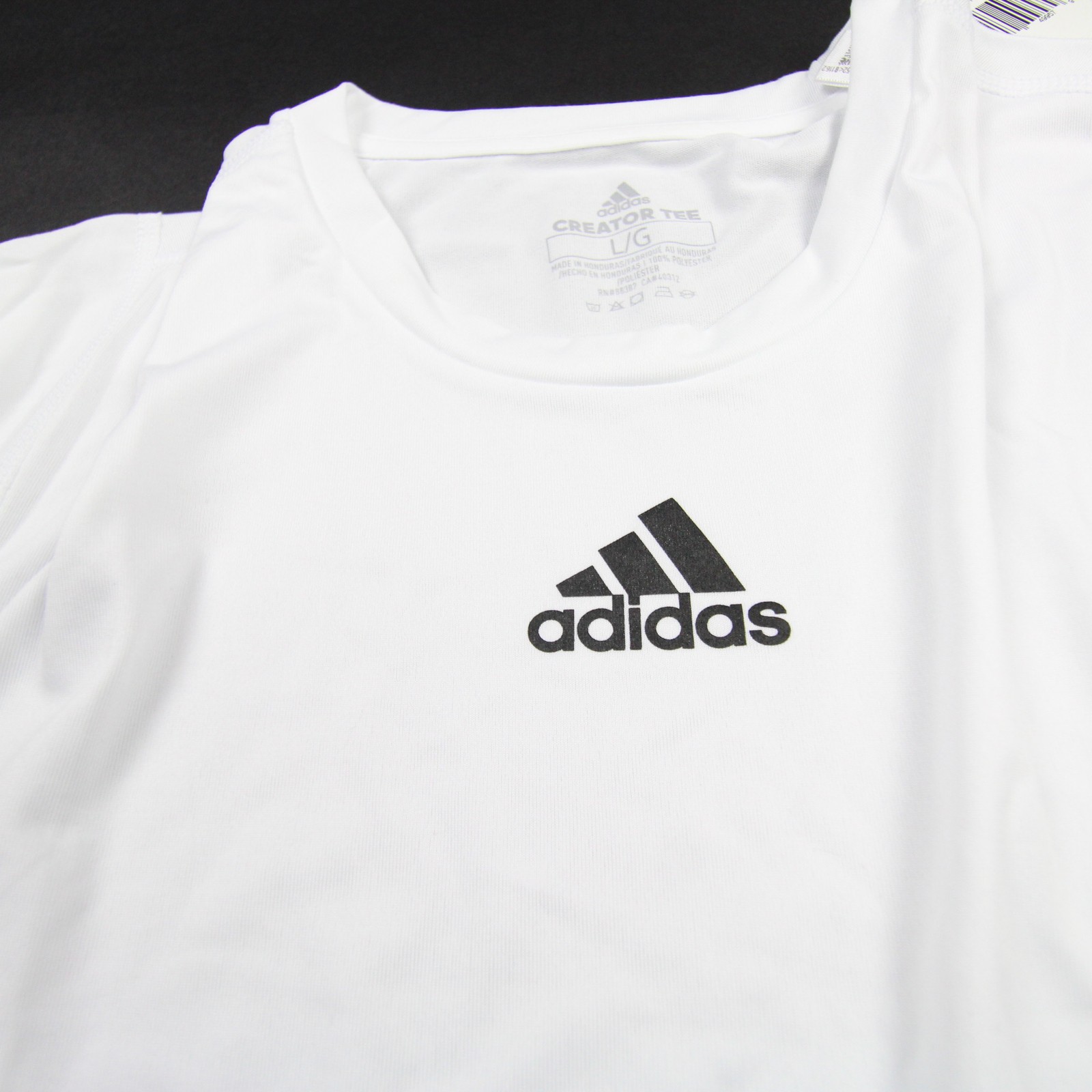 adidas Creator Short Sleeve Shirt Men’s White New with Tags Multiple Sizes