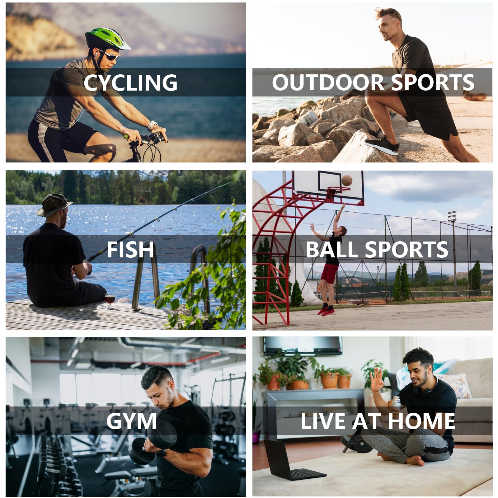 5 Pack Workout Shirts for Men Athletic Running Gym Quick Dry Short Sleeve Per…