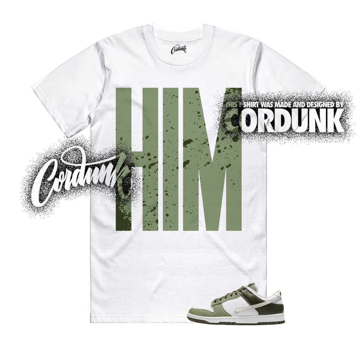 Dunk Oil Green Cargo Khaki Light Bone Olive Low T Shirt Match HIMTALL