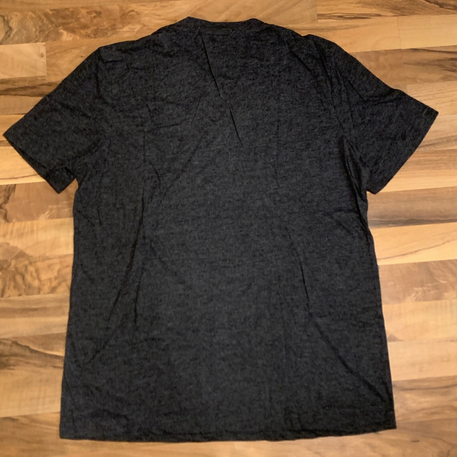 ABBOT & MAIN (Sz M or L) Men’s Basic V-Neck Tee T-Shirt Tri Blend Casual, Gray C