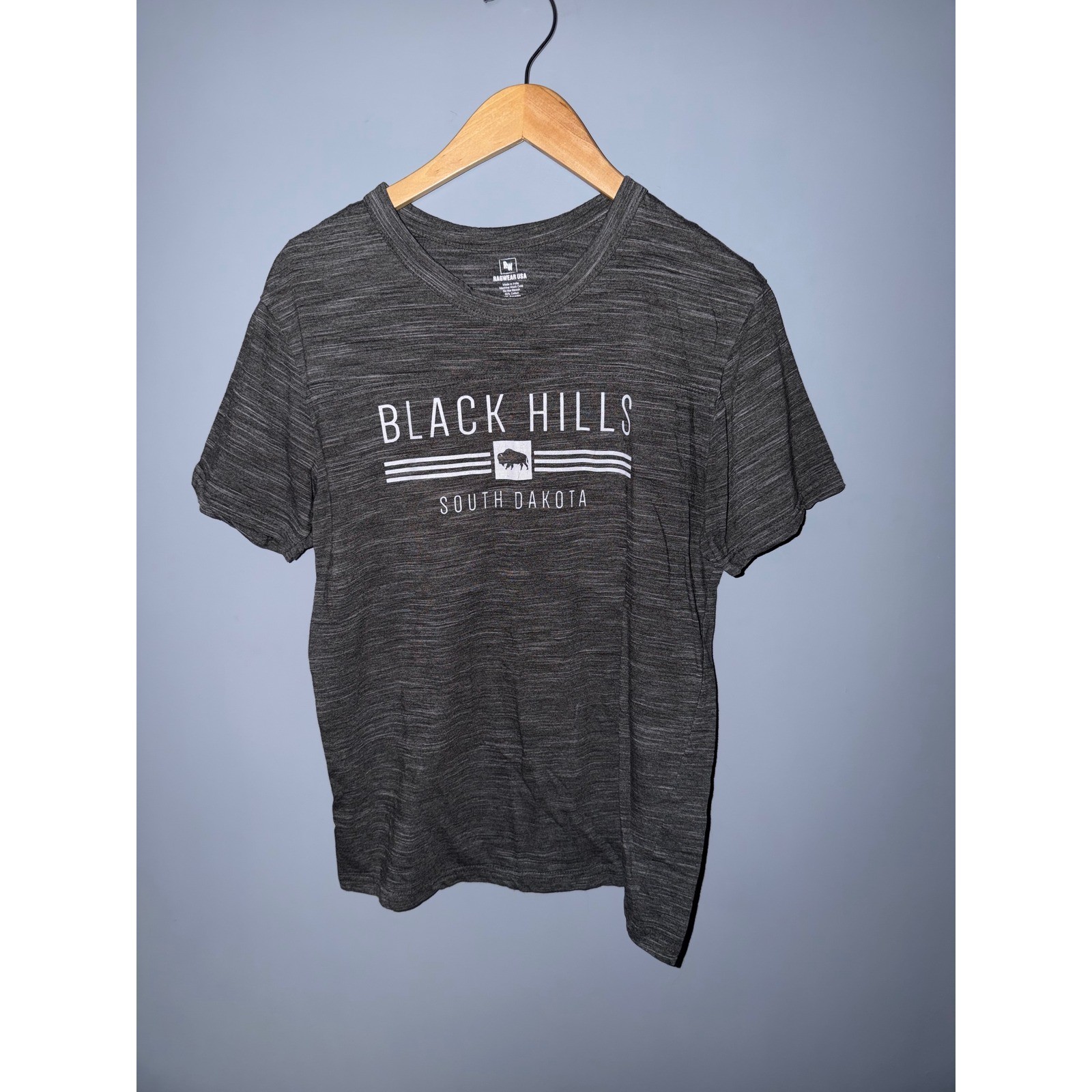 Ragwear USA Black Hills South Dakota Graphic T Shirt Mens Size L