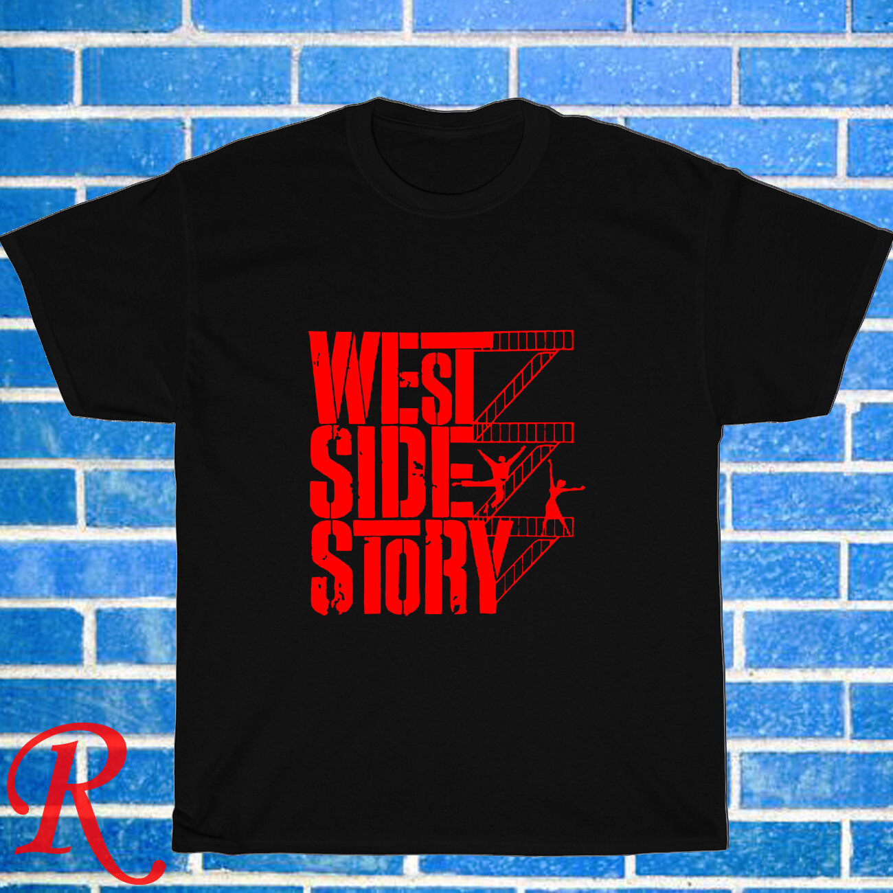 New West Side Story Broadway Black/Grey/Navy/White Size S-5XL Unisex T-Shirt
