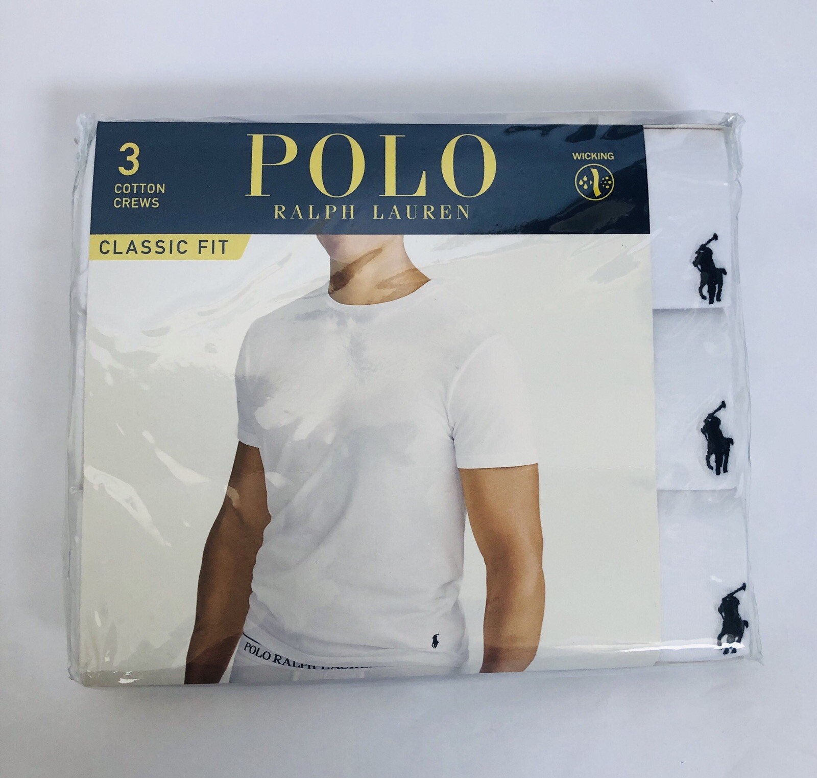 Polo Ralph Lauren Classic Fit Mens T-shirts Size M Wicking 3x Count