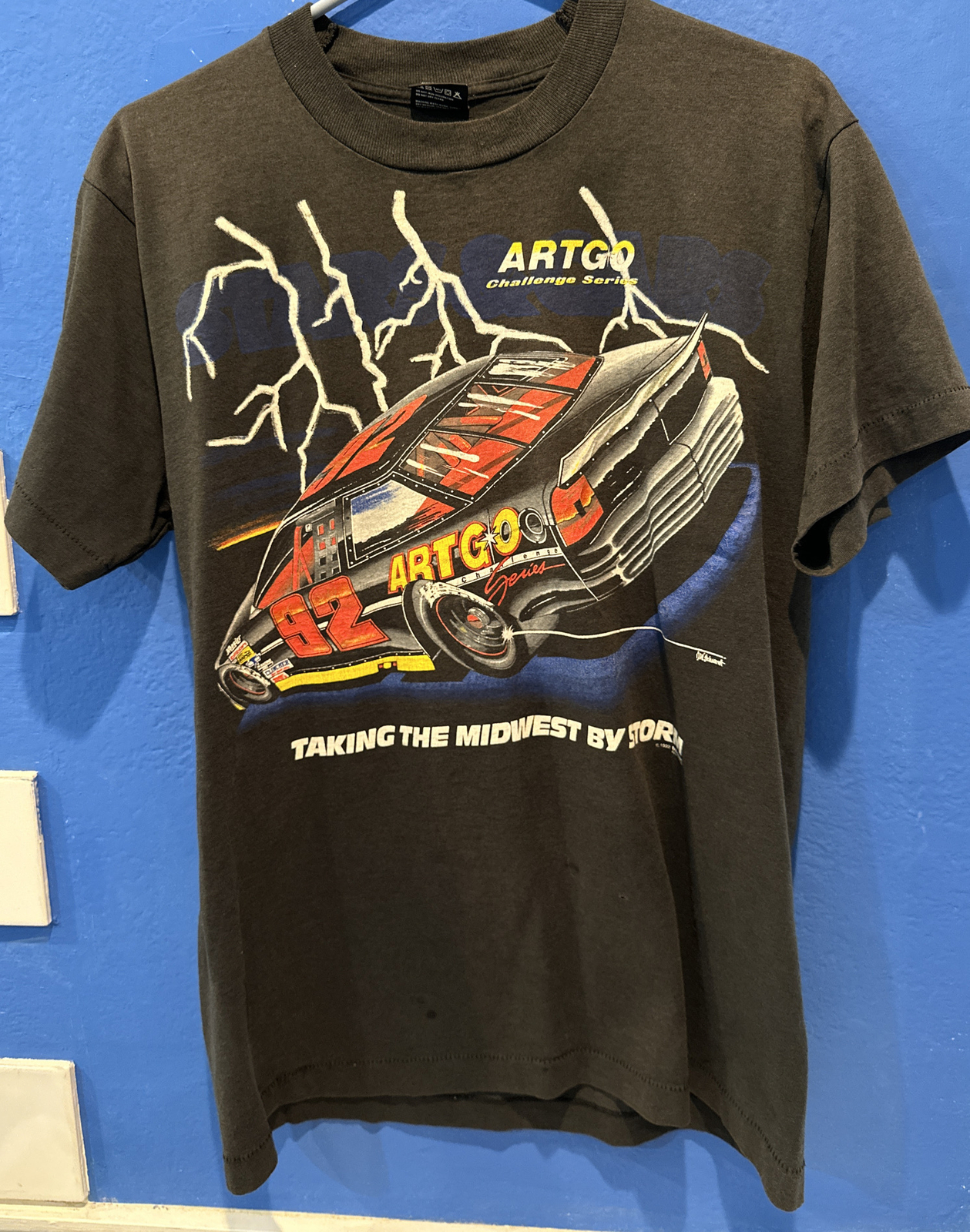 Vintage 90’s 1992 Artgo Challenge Series Screen Stars Single Stitch Shirt (S36)