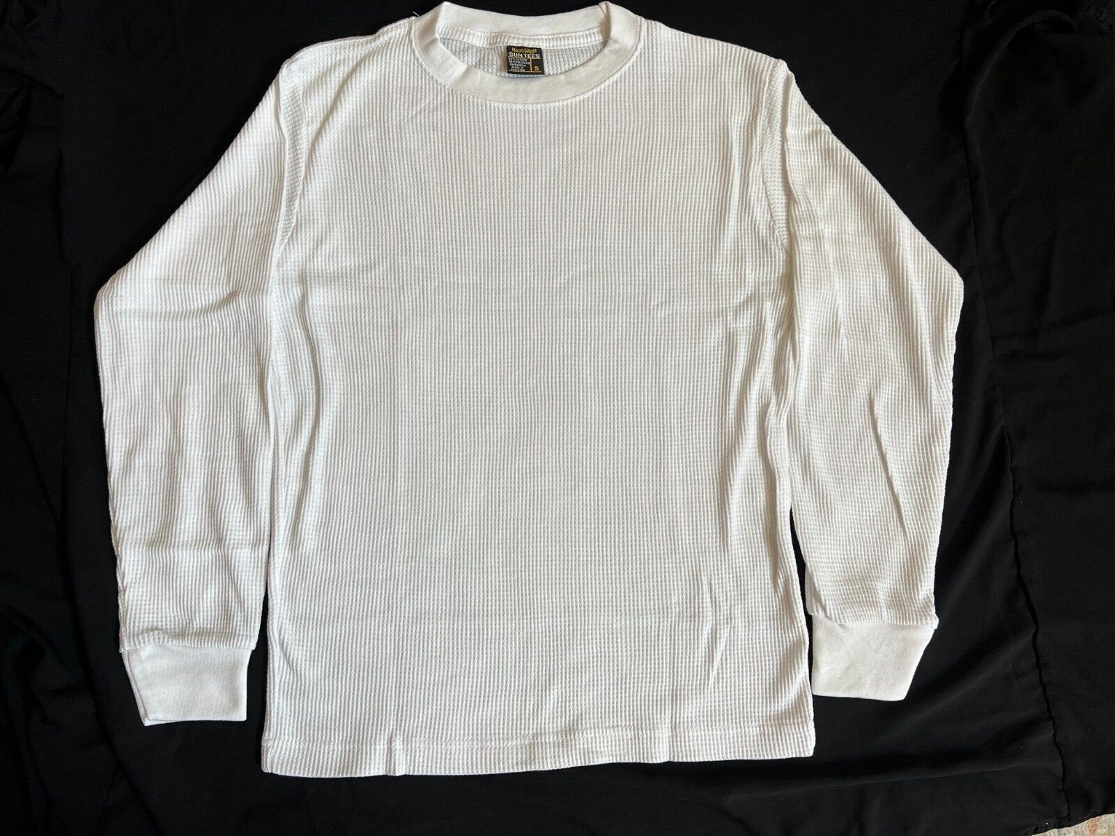 Men’s Cotton Waffle Knit Shirt: Warm Thermal Top for Winter – Free Shipping