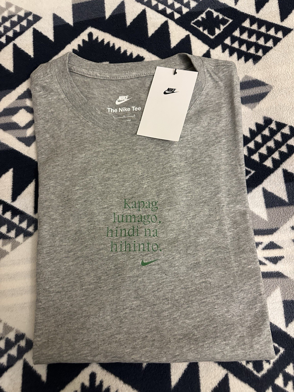 Alexandra Eala X Nike by You Sampaguita Bloom SUPER RARE NEW LOGO MENS LARGE
