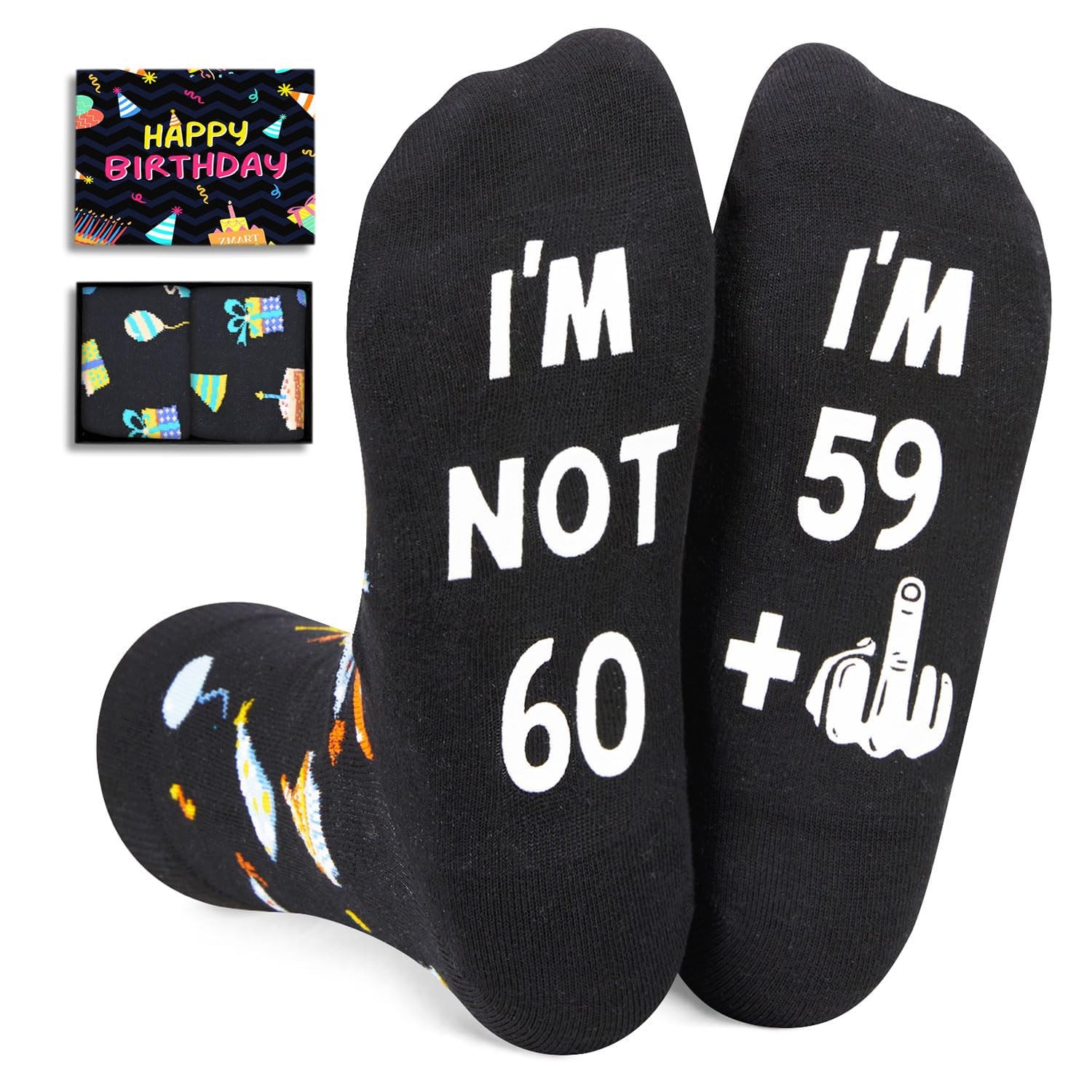 60 Year Old Birthday Gifts Men Women Their 60s Cool Socks Mom Dad 60th Bday