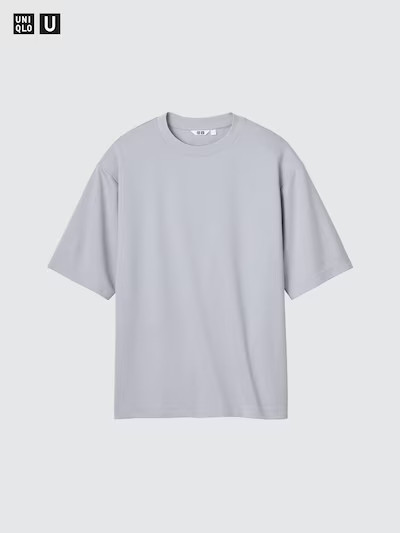 UNIQLO U AIRism Oversized T-Shirt Unisex Cotton Blend All Colors Available Stree