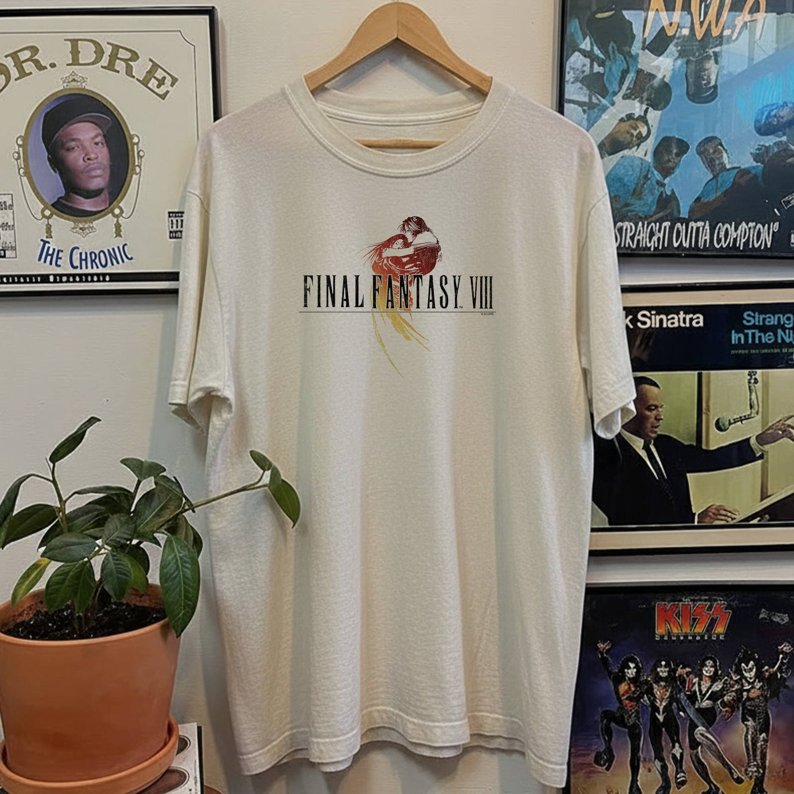 Final Fantasy VIII Promo Washed T-Shirt White L
