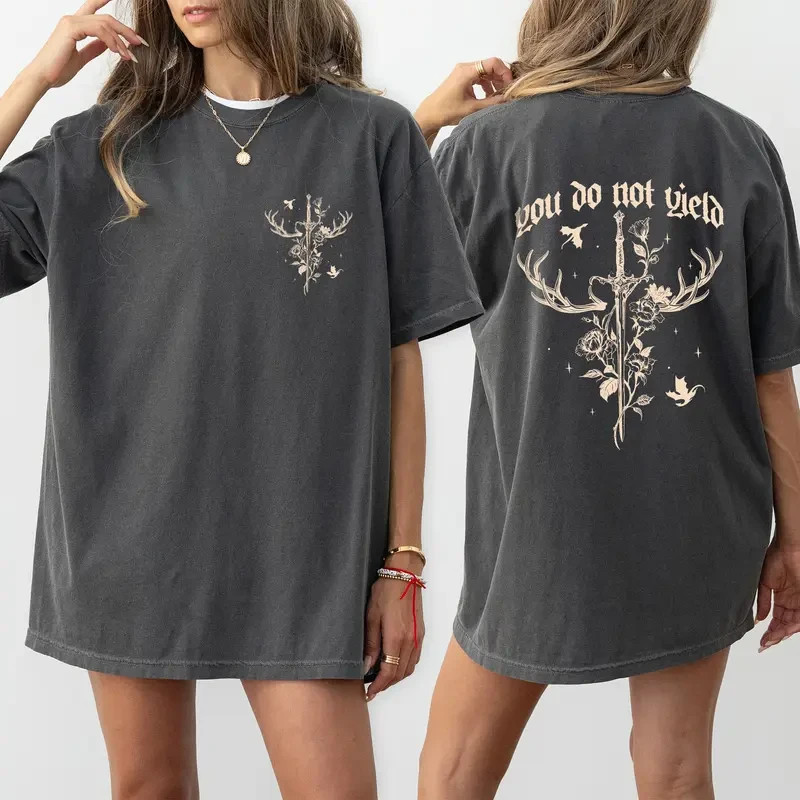 MAPTEES You Do Not Yield Comfort Colors Shirt, Bookish Graphic Tee