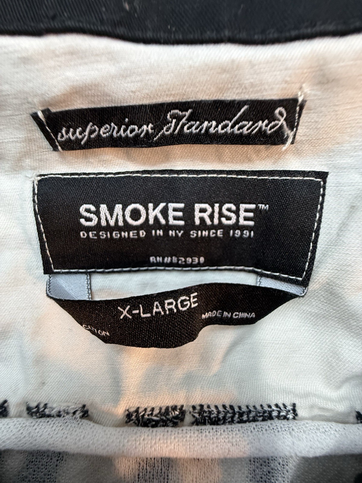 Smoke Rose Satin Lounge Beach Shirt- Chalk / XL Beach Club Palm Trees/