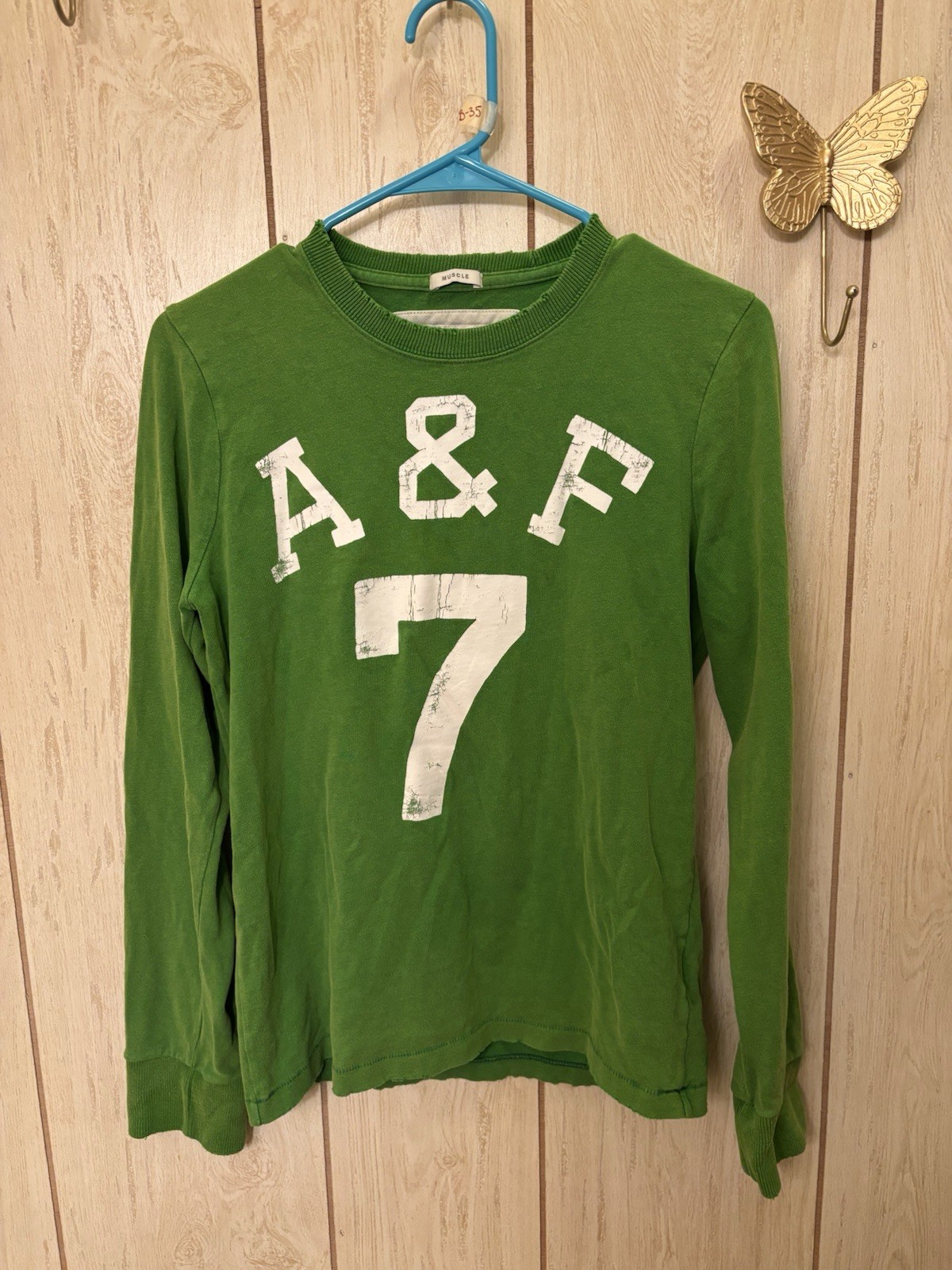 vintage Abercrombie & Fitch Muscle Fit Long-Sleeve T-Shirt