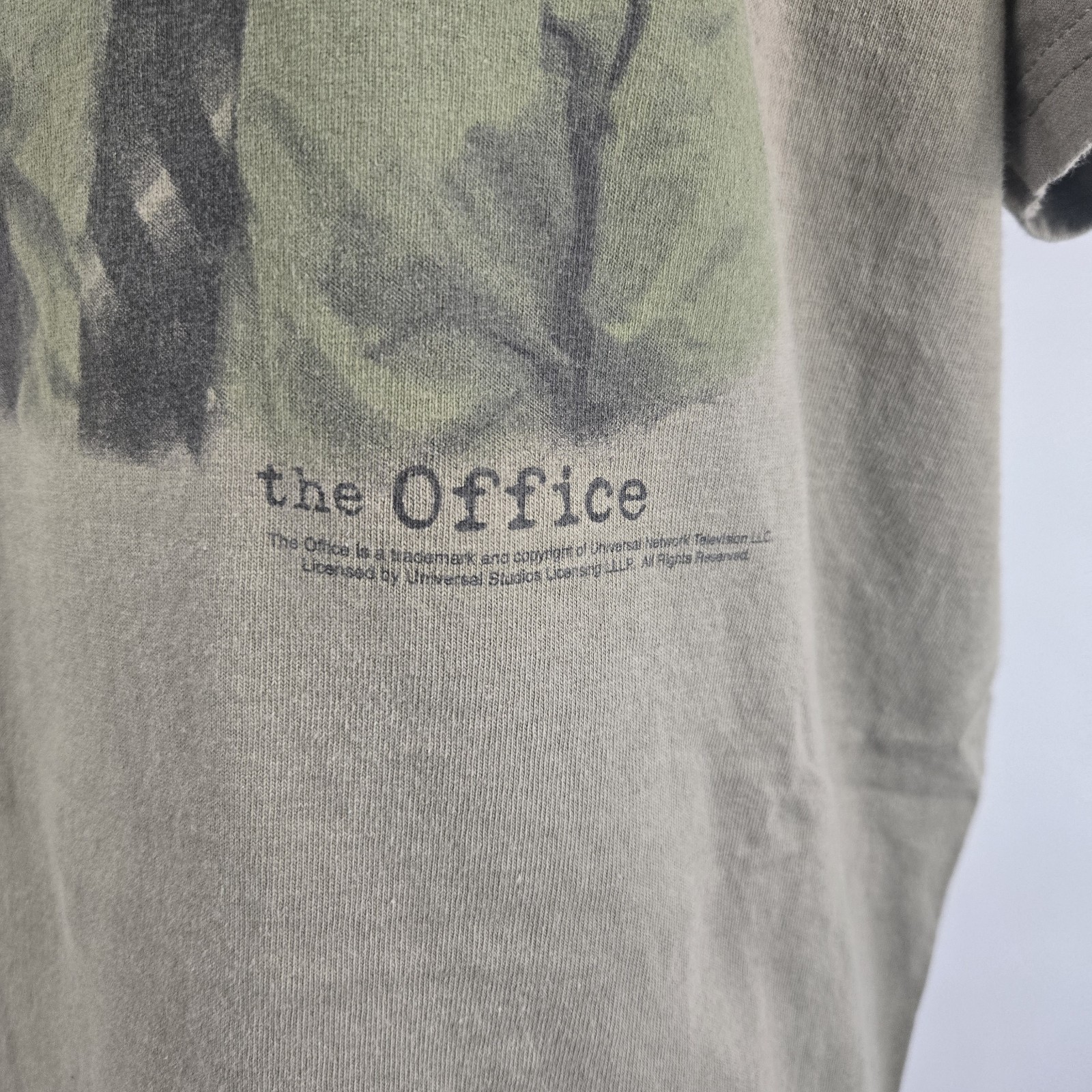 Vintage The Office NBC Licensed T-Shirt Dwight Schrute Y2K L TV Show Promo Tee