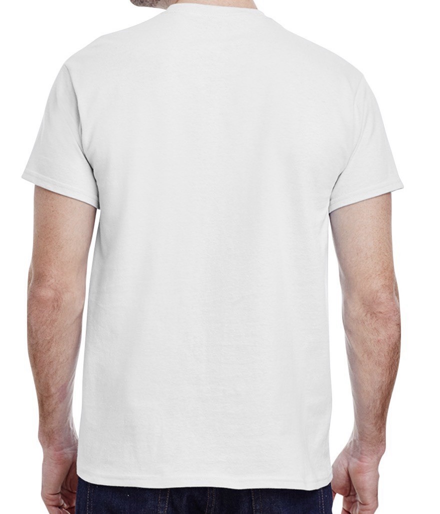 Gildan 5000 (2 Pack) Heavy Cotton Adult T Shirts White Size XL Tee Shirt NEW