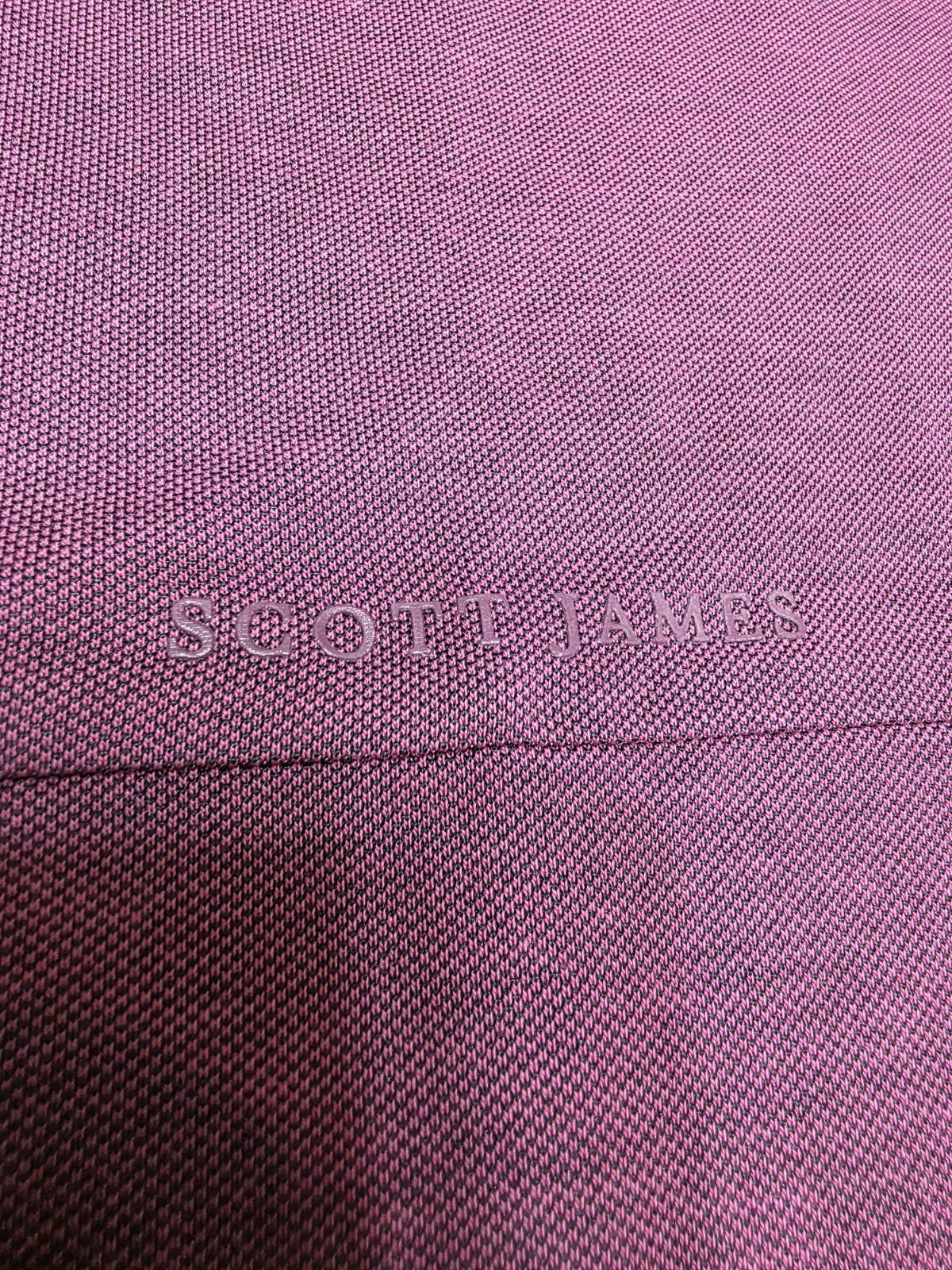 Scott James Short Sleeve Shirt Men’s Large SJTS-21172 Red/Violet