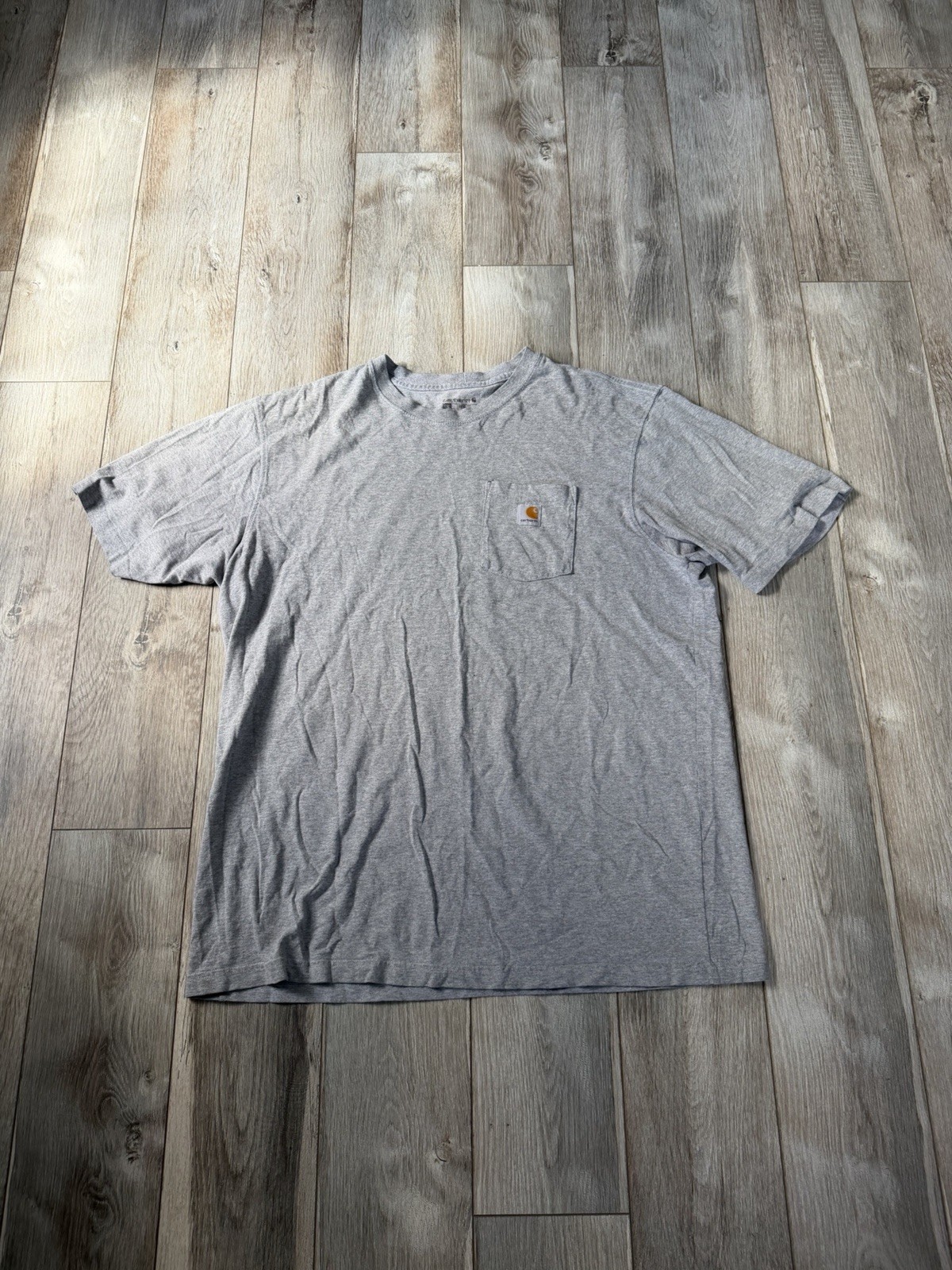 Gray Carhartt pocket tee 2xl