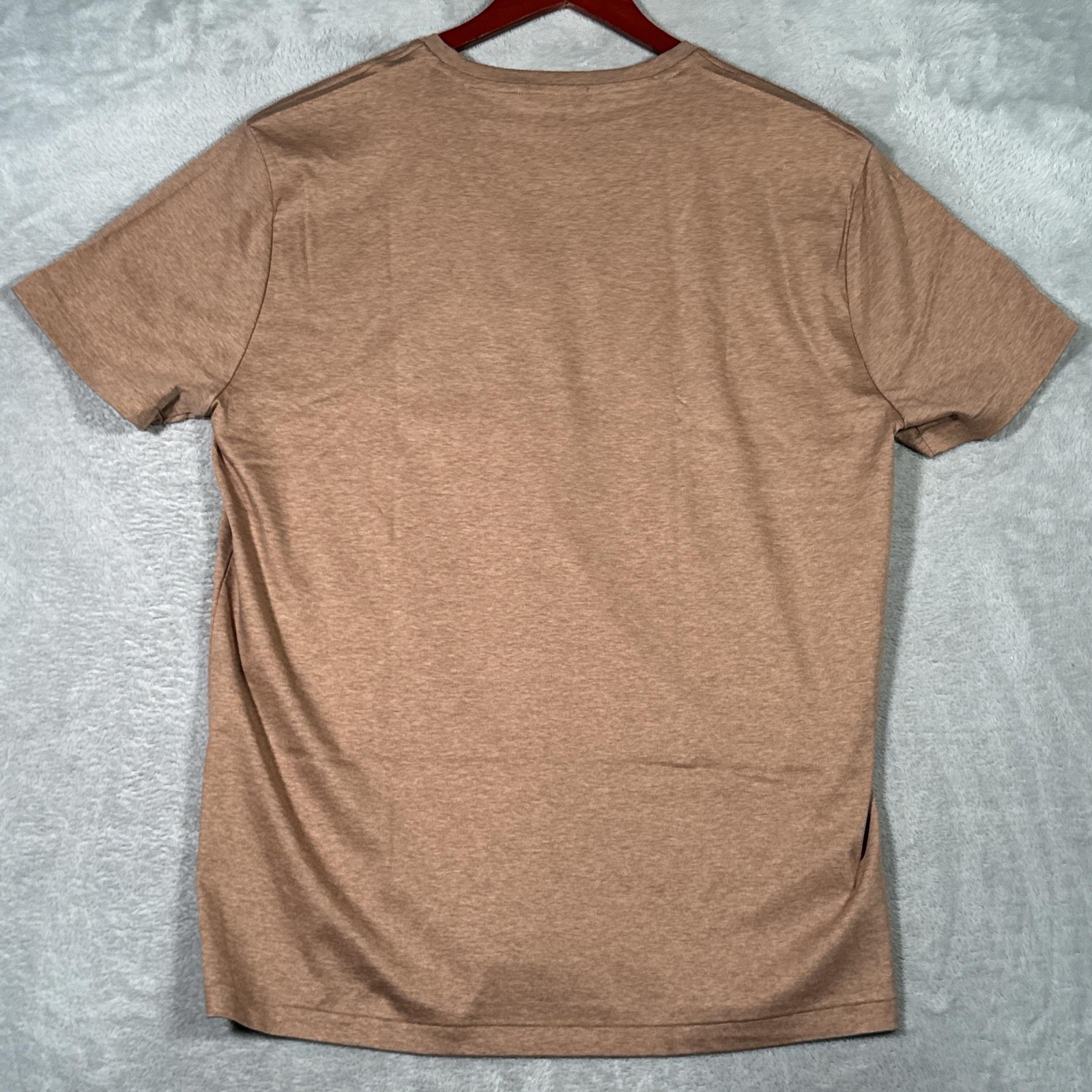 Polo Ralph Lauren Shirt Mens XL Brown Custom Slim Fit Classics Pony Logo Tee