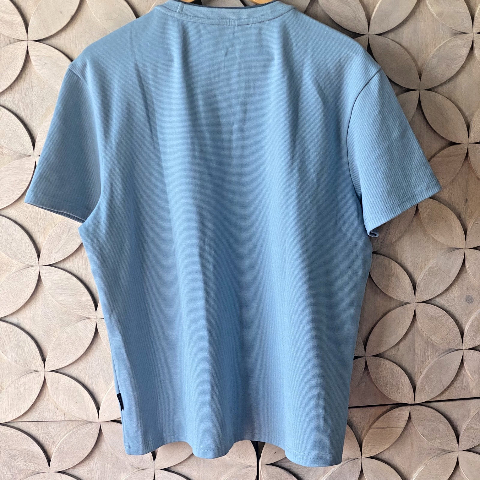 Ben Sherman Men’s T-Shirt Smoke Blue Short Sleeve Size XL British fashion New