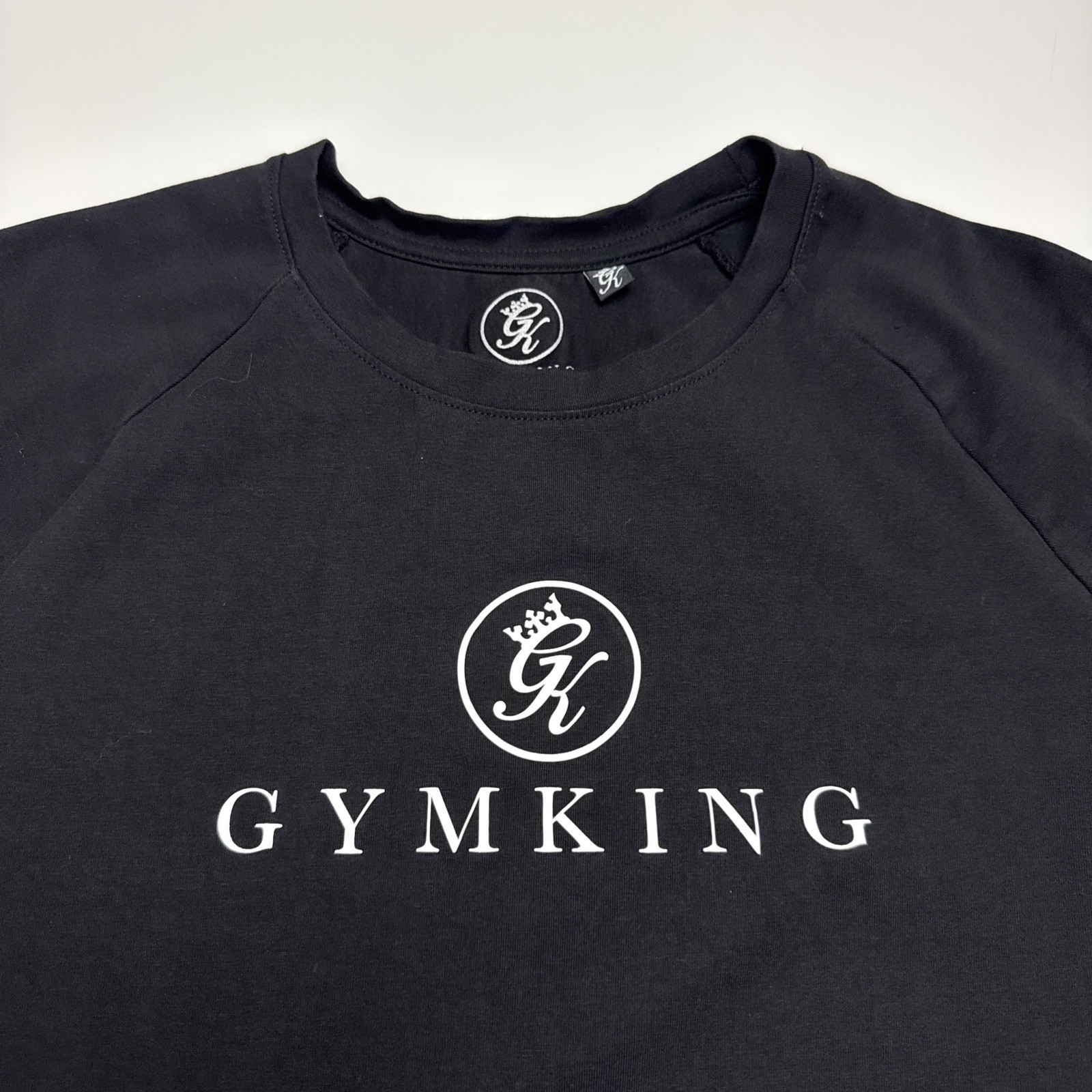 GymKing Logo T-Shirt Sz XL Men’s Black Workout Gym Hydrox Crossfit Short Sleeve