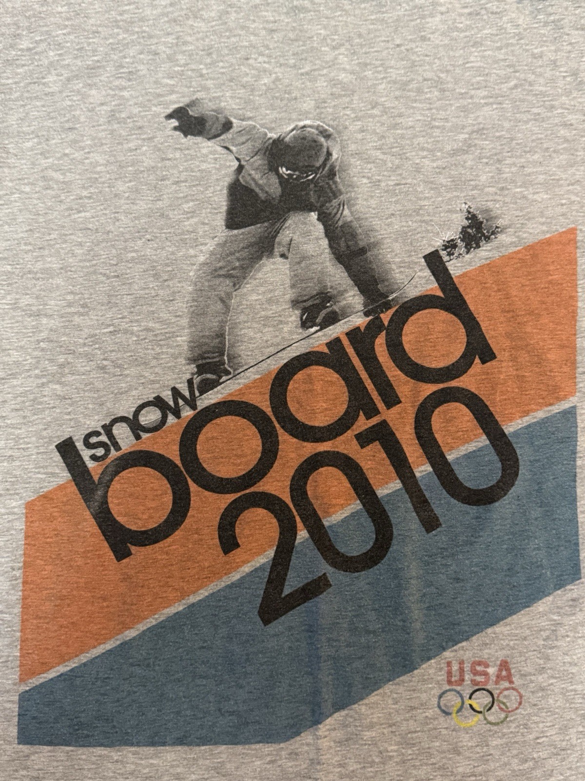 2010 SNOW BOARD – Vancouver OLYMPICS USA (Large) T-Shirt