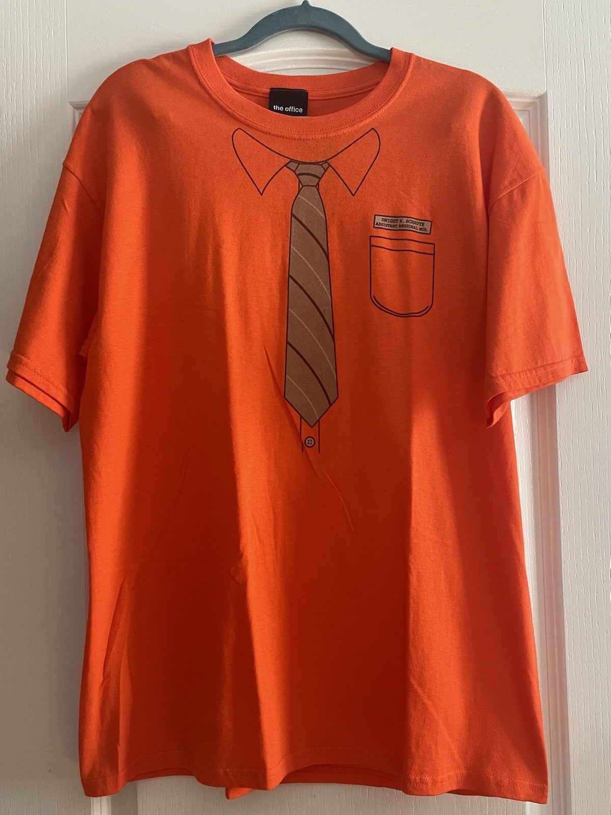 NWT Retro Dwight K. Schrute Shirt & Tie T-Shirt The Office Men’s L