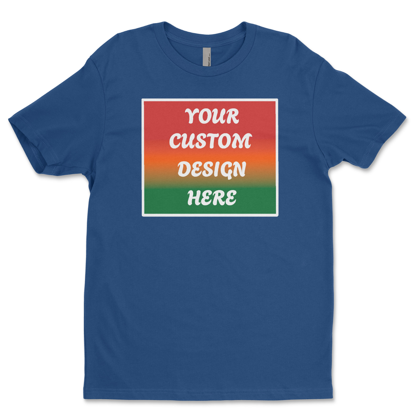 Personalized Custom T-ShirtCustomized w/Photo, Text, Logo DTF on nextlevel shirt