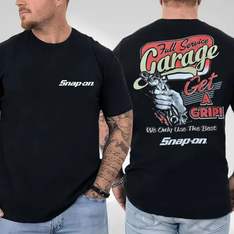 Snap-On Full Service Garage T-Shirt, Mechanic Garage Logo Graphic Design, Gift f