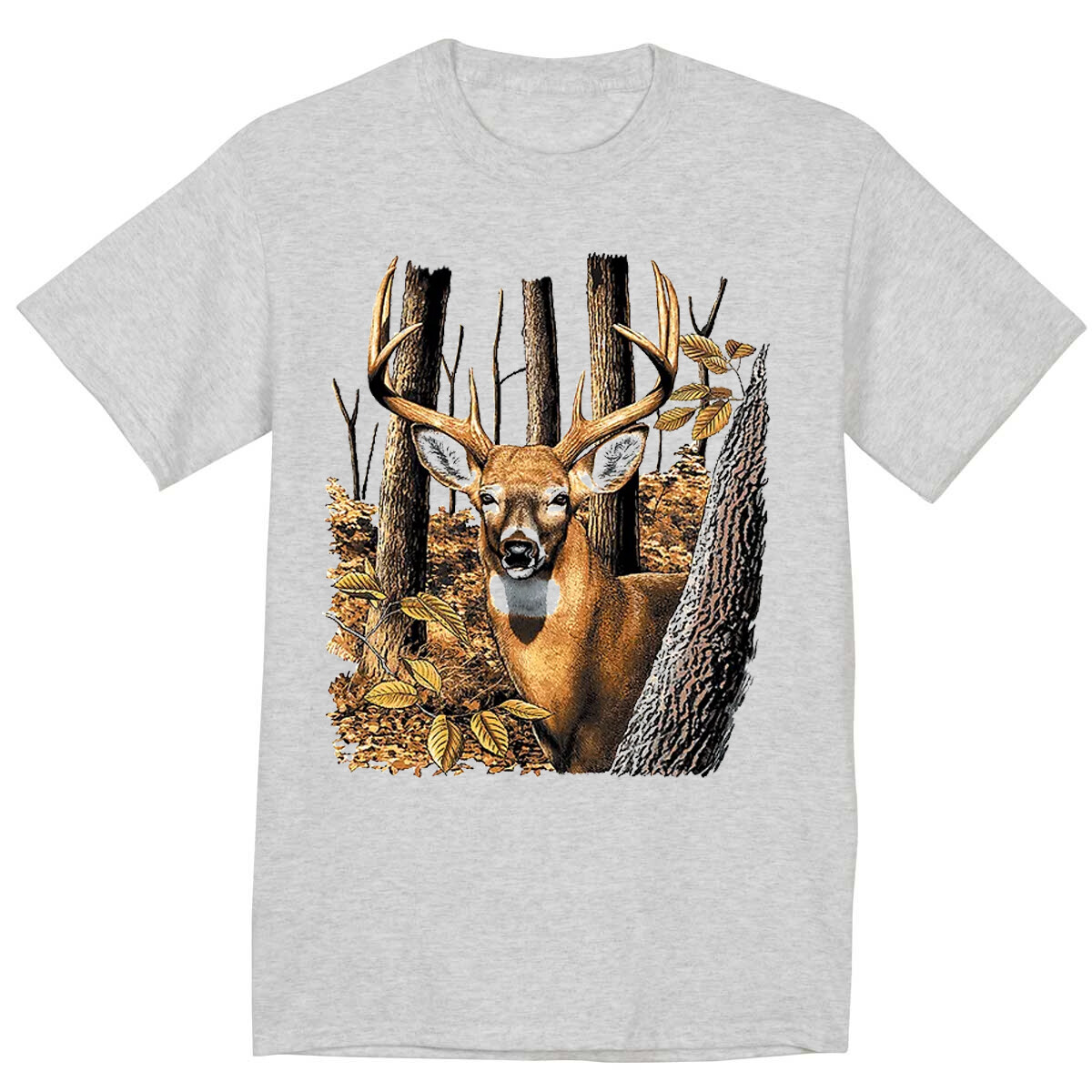 Whitetail Deer T-shirt Wildlife Shirts Mens Graphic Tee Deer Hunting Accessories