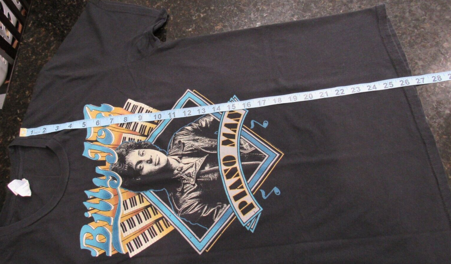 Billy Joel Medium Black “Piano Man” Singer Songwriter Pianist