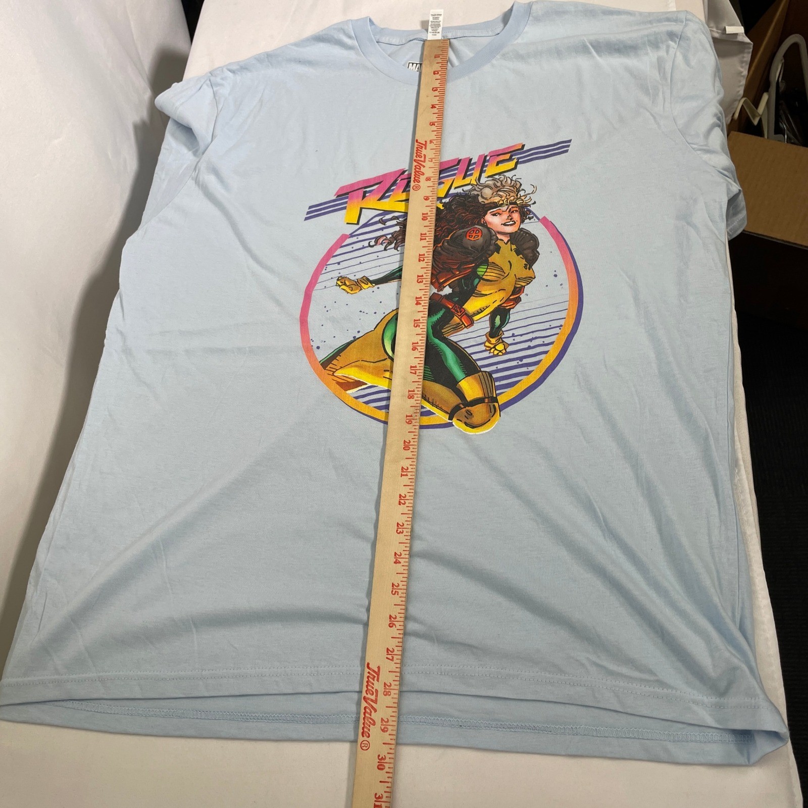 ROGUE X-Men Marvel Comics Light Blue T-Shirt Men’s 2XL