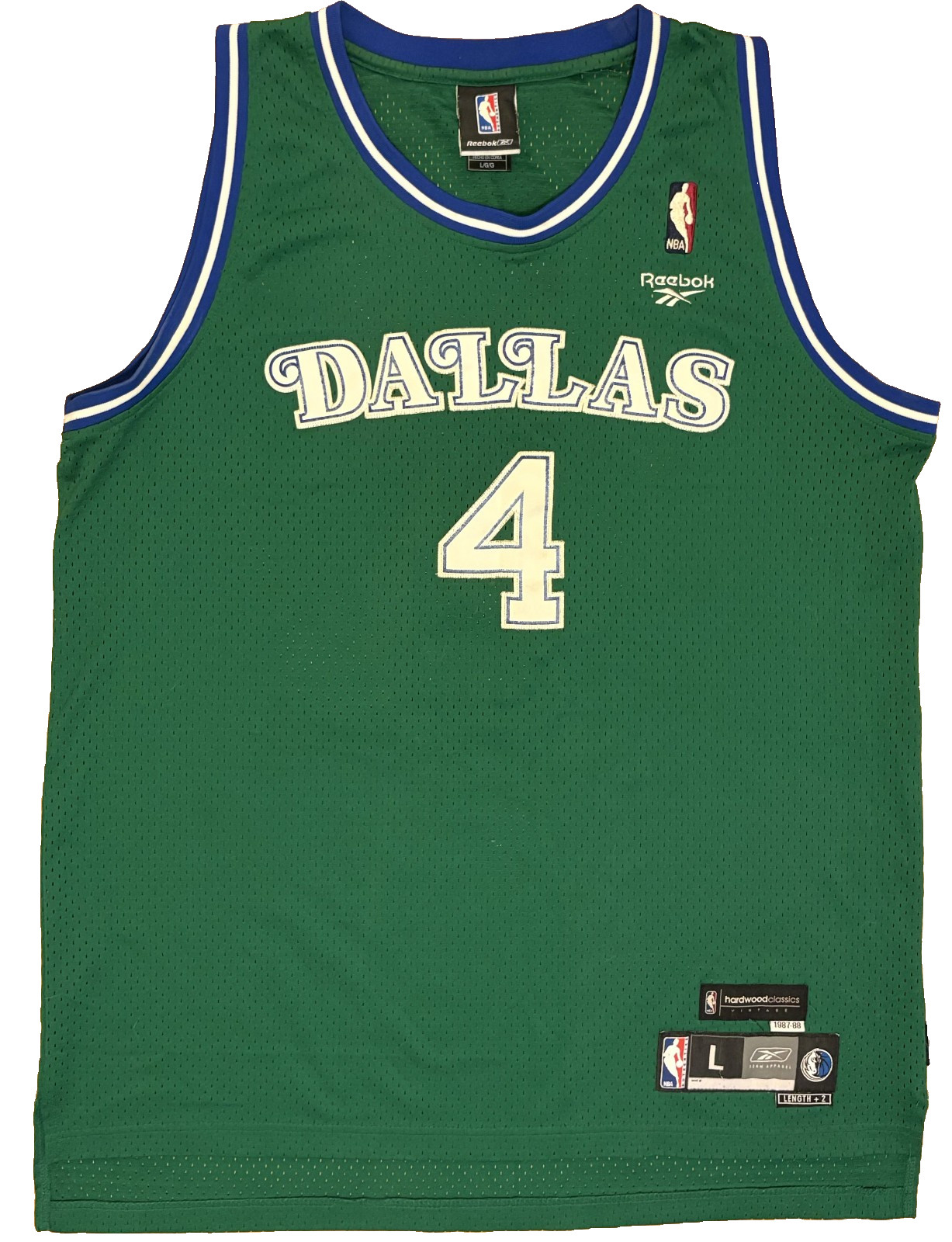 Michael Finley Dallas Mavericks Reebok Jersey Swingman Size Large