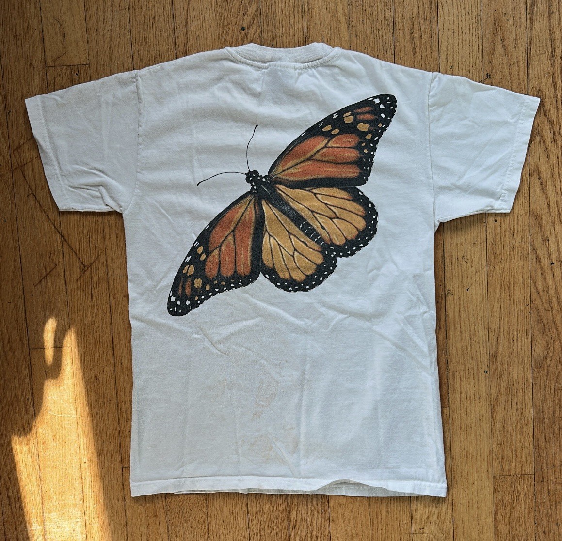 Vintage 1992 Liberty Graphics Monarch butterfly metamorphosis T-shirt