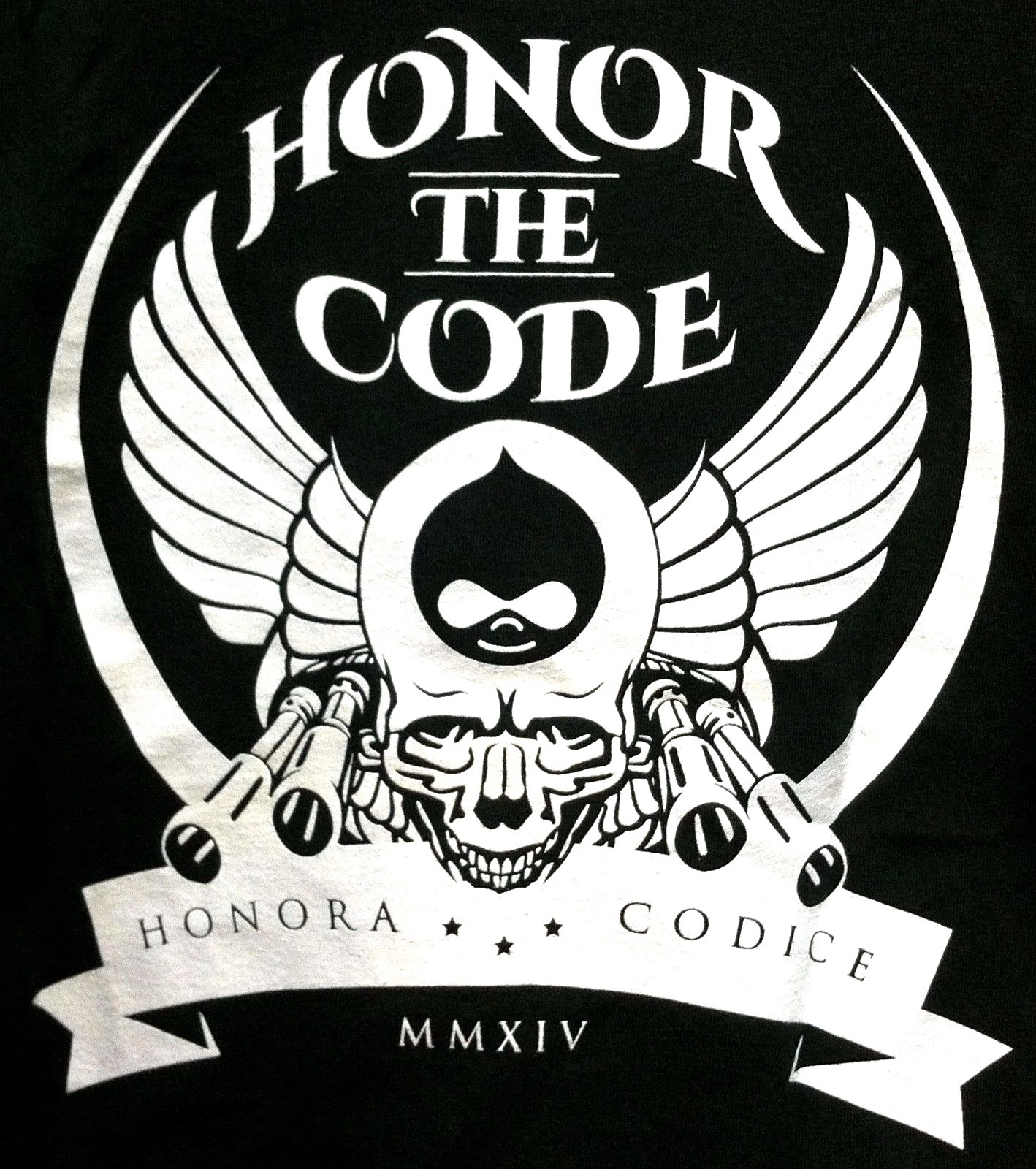 DRUPAL ARMY HONOR THE CODE LARGE SHIRT HONORA CODICE CHEEKY MONKEY MEDIA 2014