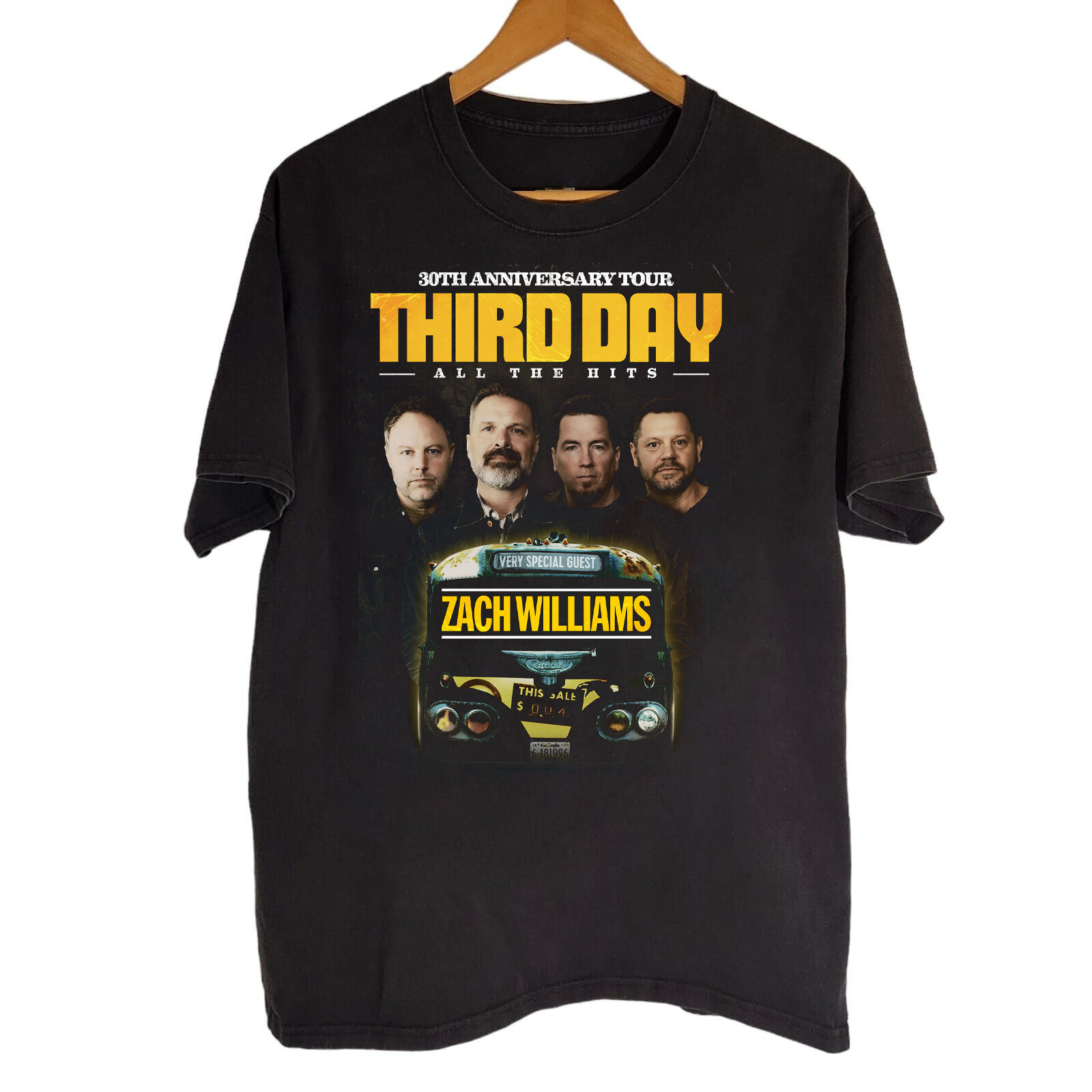 Third Day Announces 30th Anniversary Arena Tour Black Shirt BS1380