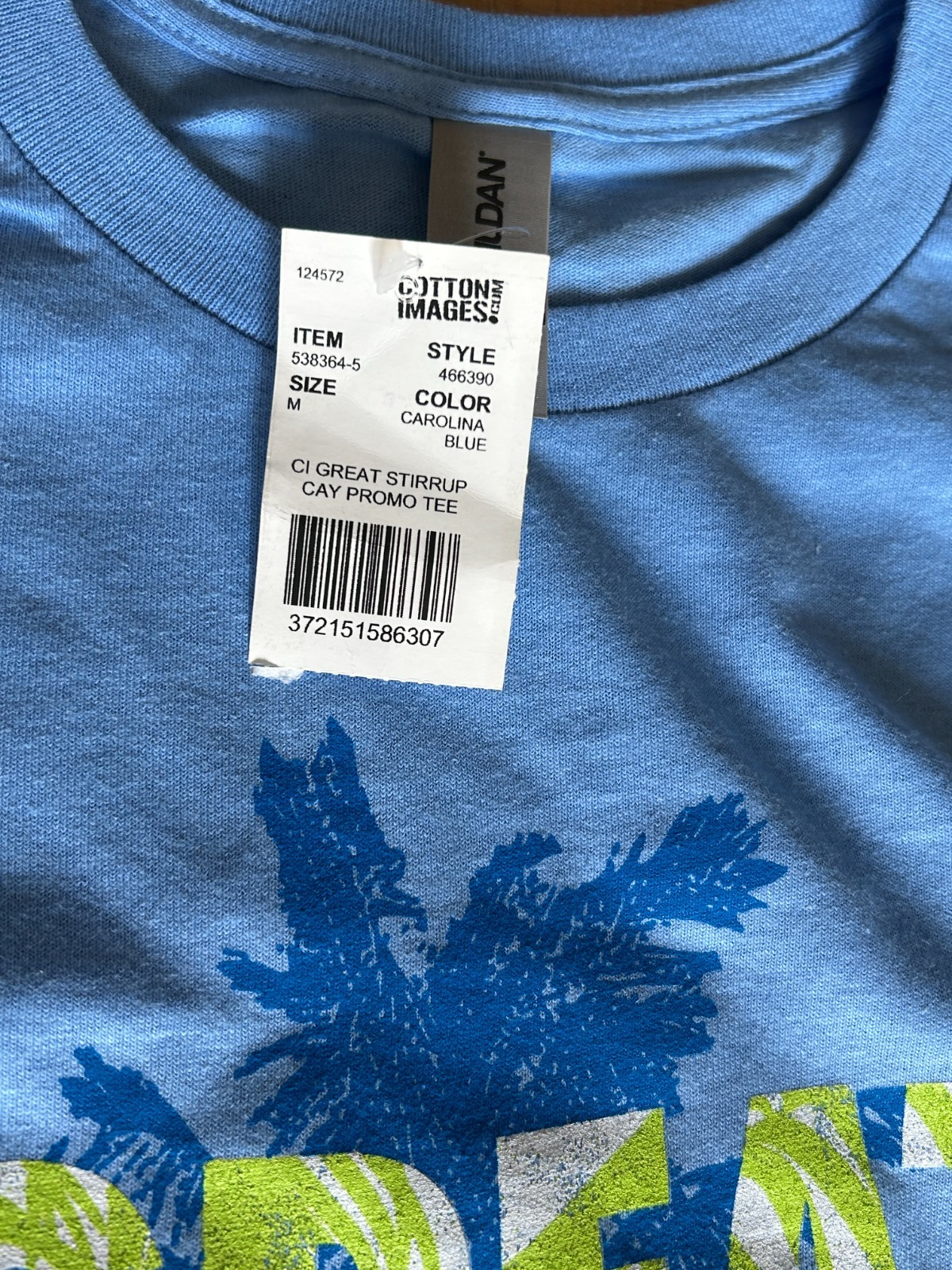 NWT Great Stirrup Cay Norwegian Cruise tee t-shirt sz M 100% cotton
