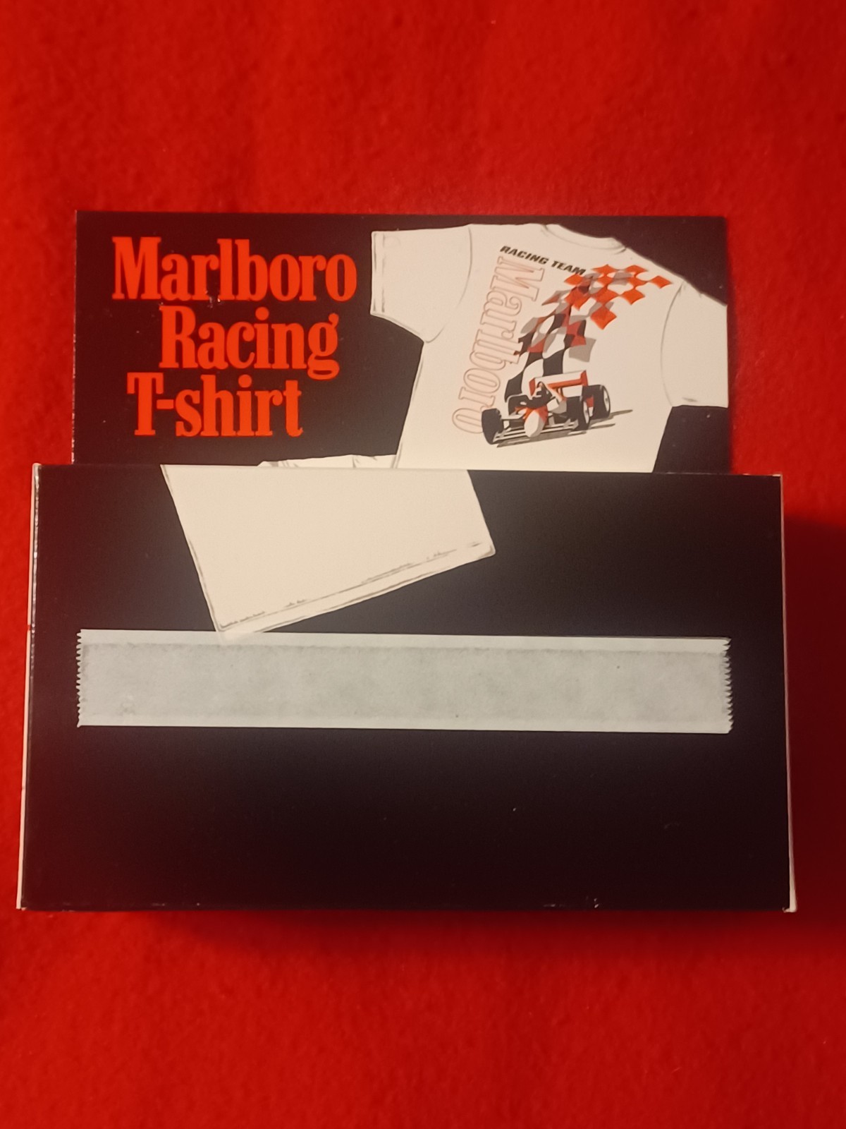 Vintage 90s Marlboro Racing Team Promo T-Shirt XL Size Original Packaging